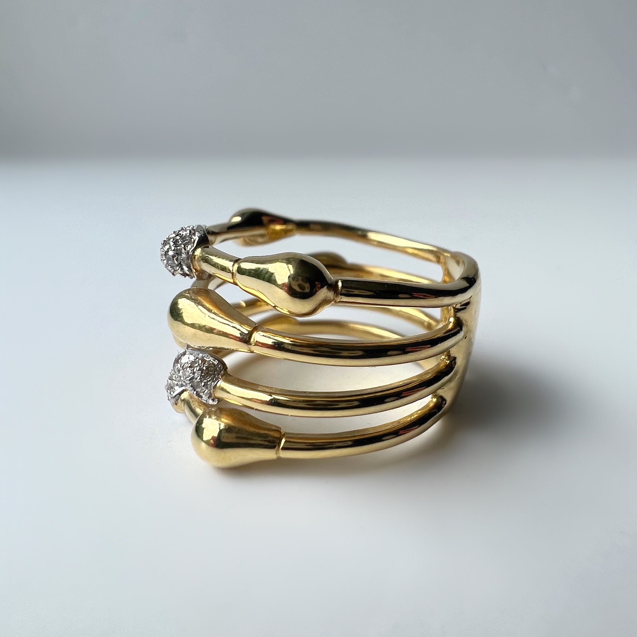 H Stern 18ct Gold and Diamond ‘Drop’ Ring