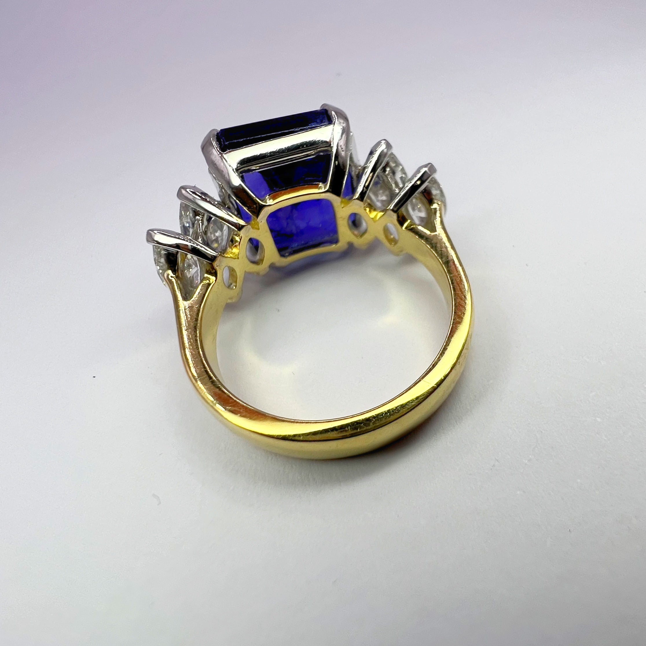 11.00ct Tanzanite and Diamond Dress Ring