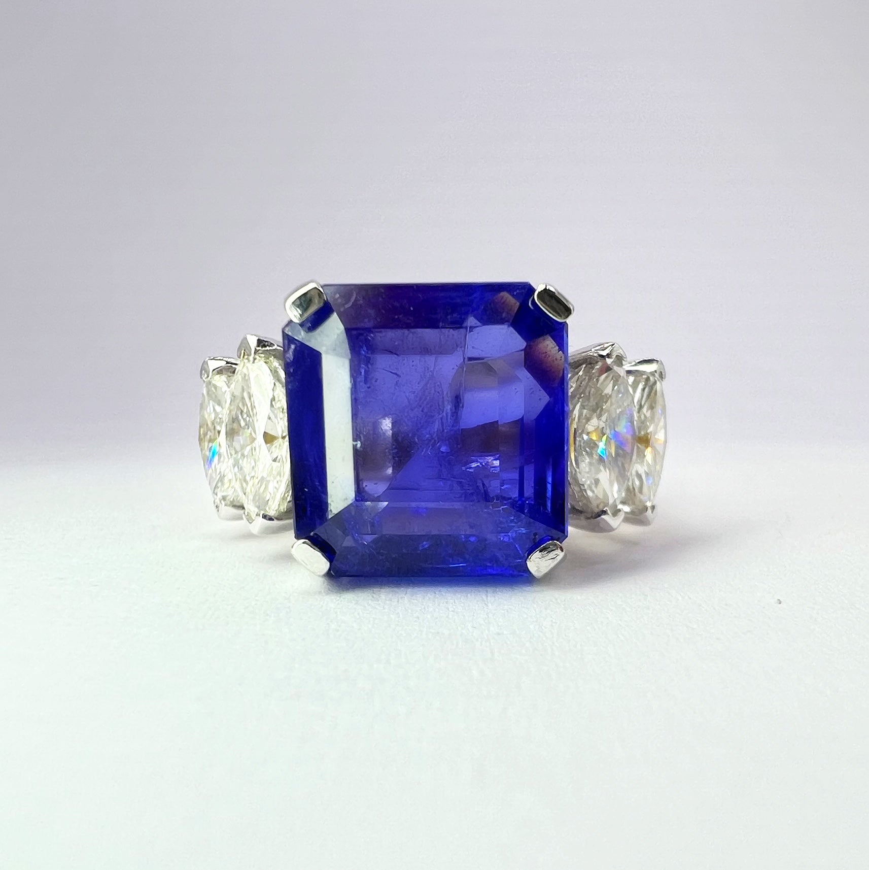 11.00ct Tanzanite and Diamond Dress Ring