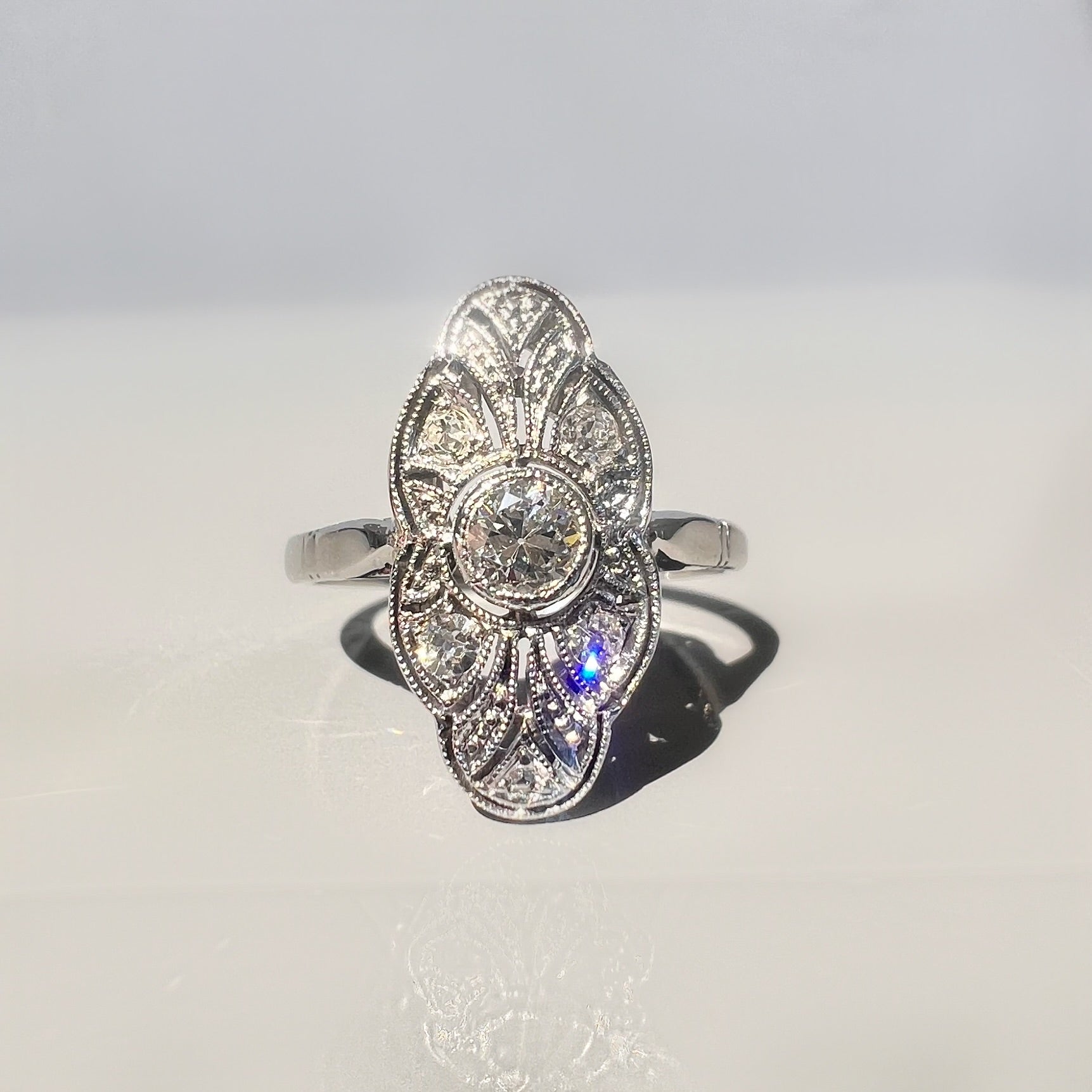 Art Deco Diamond Dress Ring