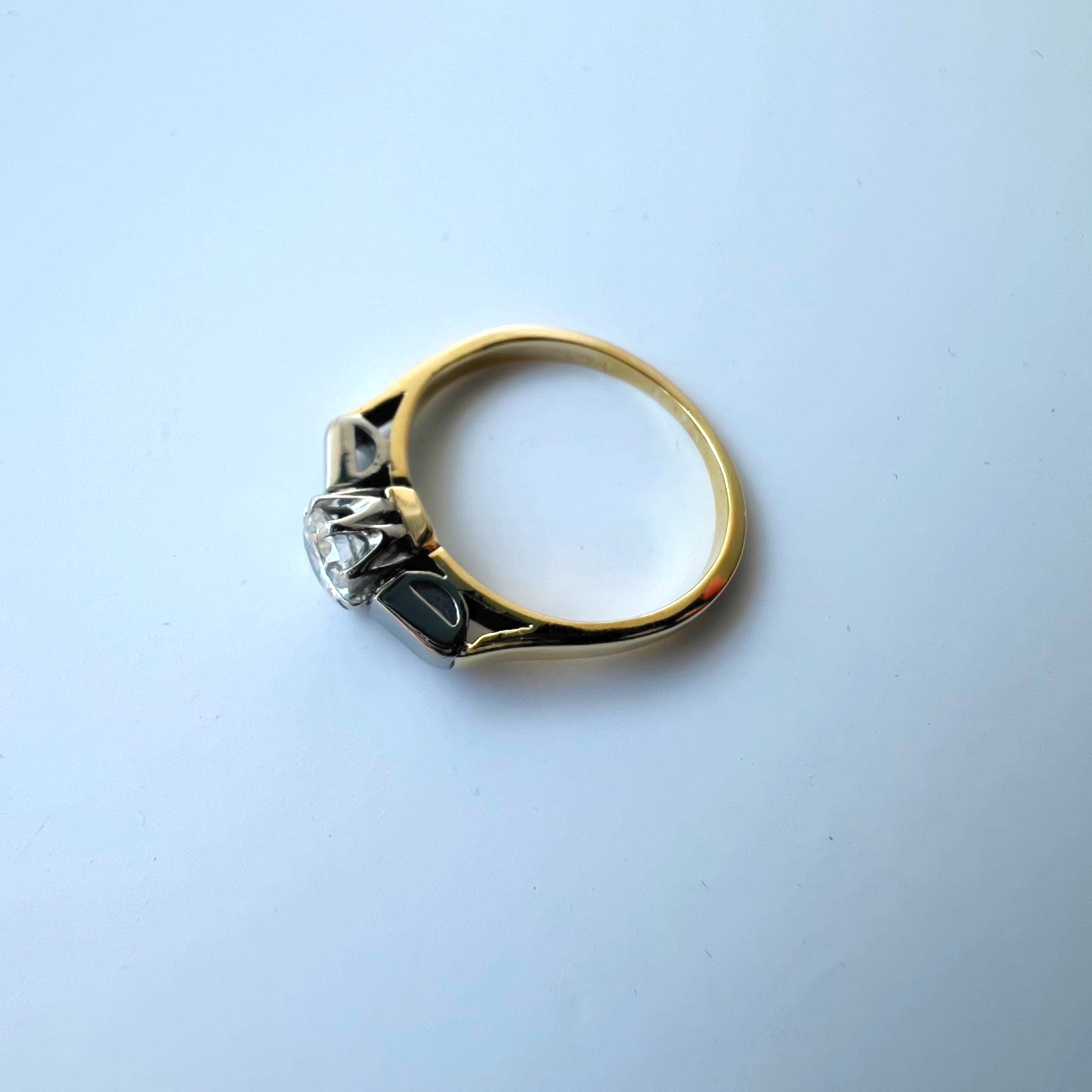 Vintage 0.25ct Diamond Solitaire Ring