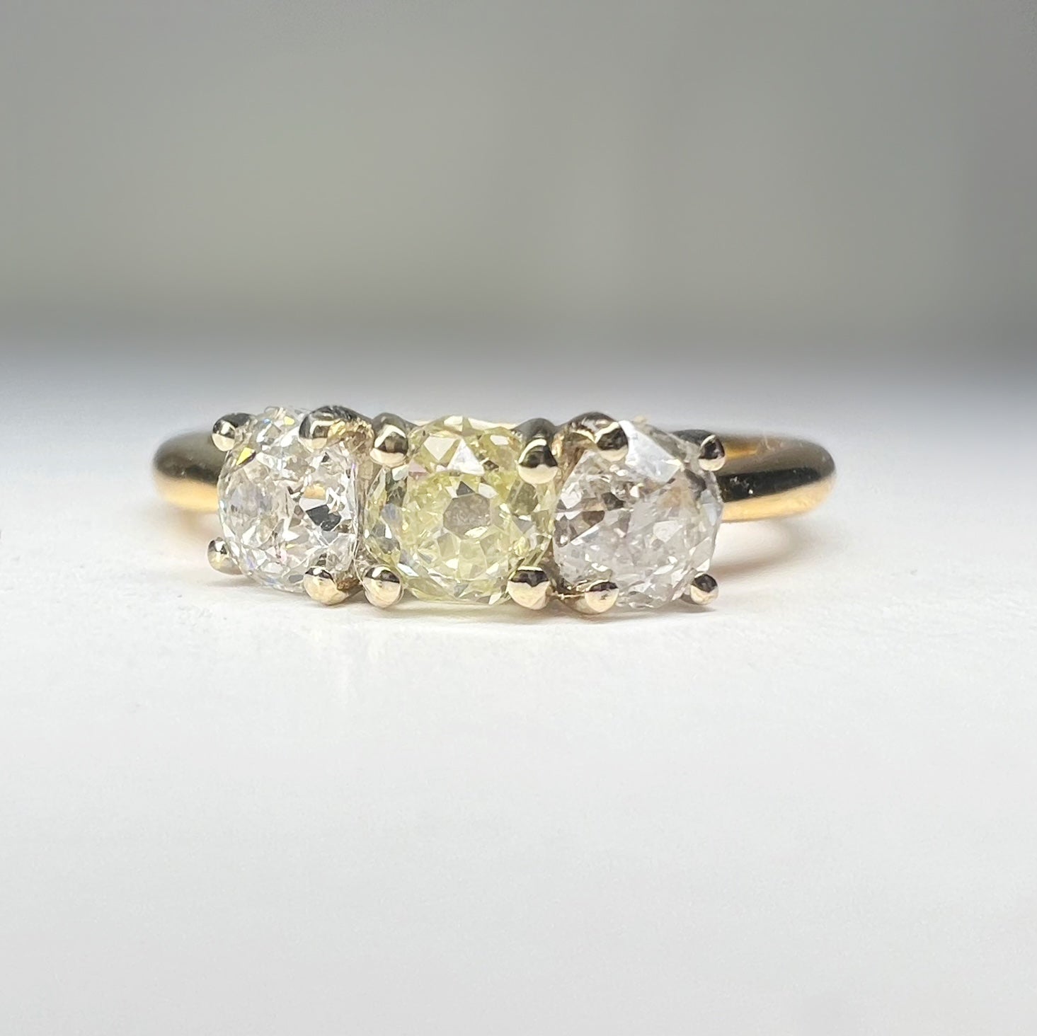 0.90ct 3 Stone Diamond Trilogy Ring