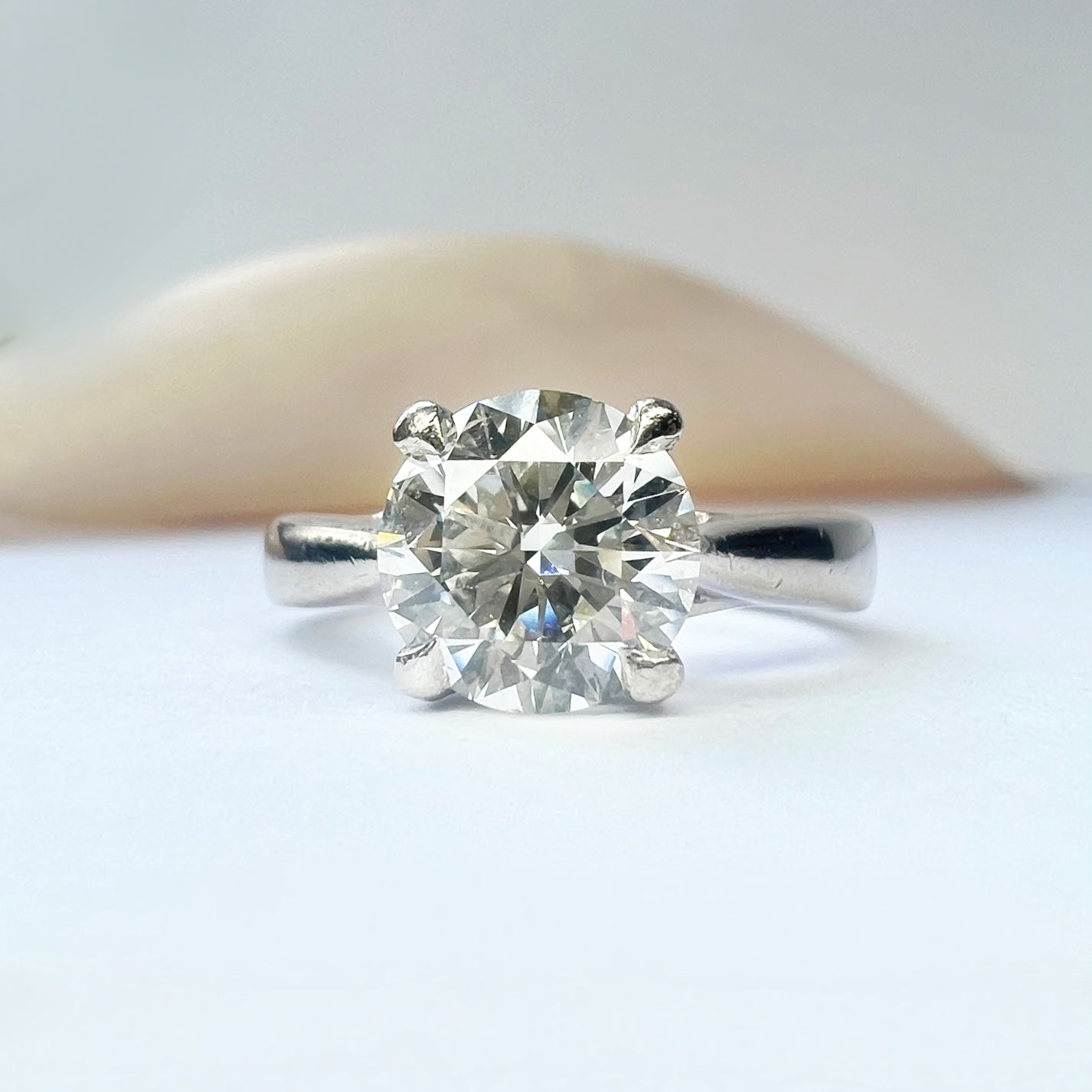 1.55ct Diamond Solitaire Platinum Ring