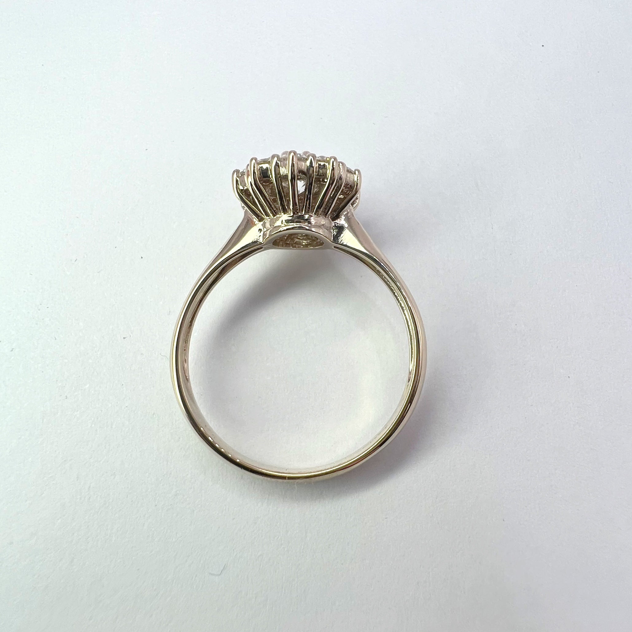 0.80ct Diamond Cluster Ring