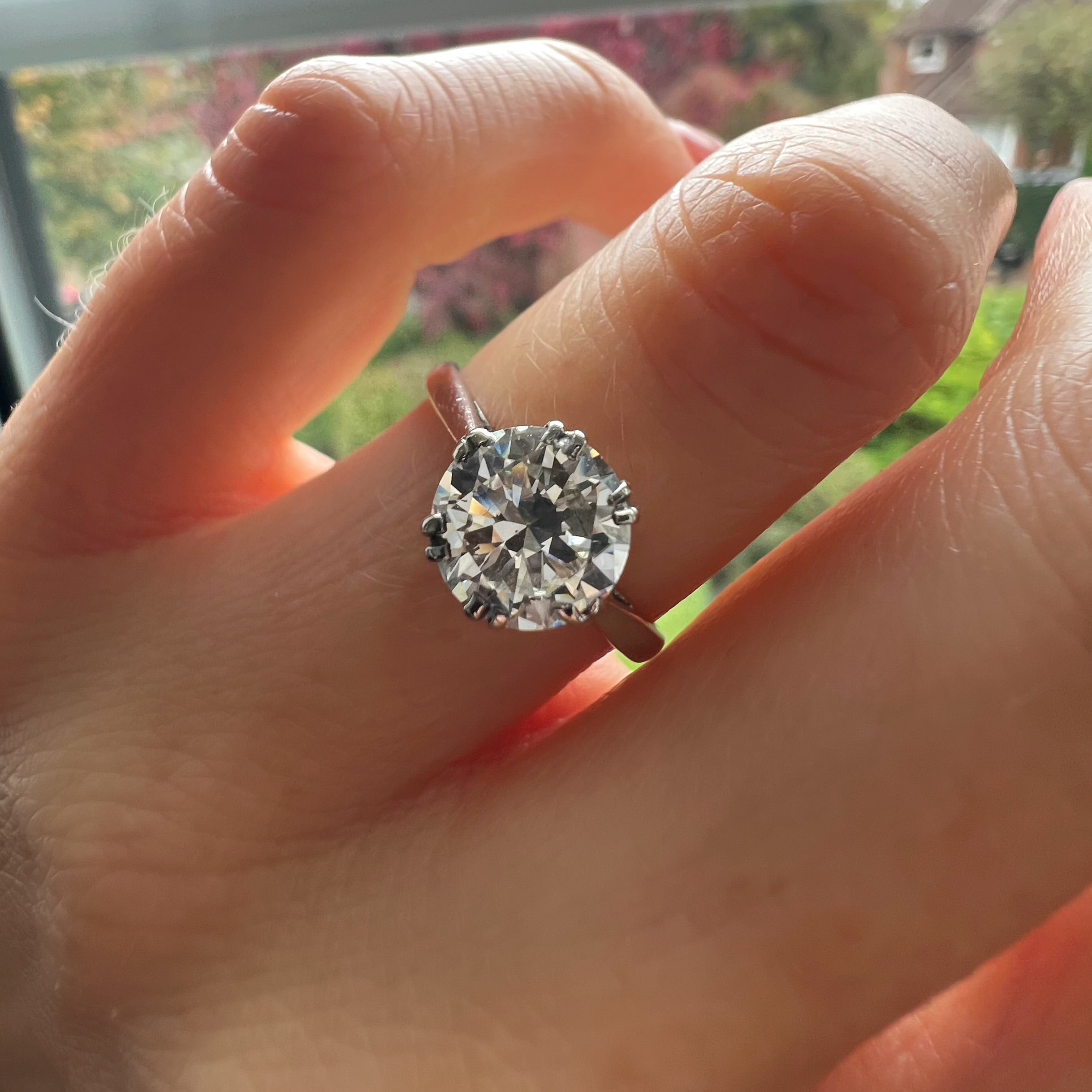 Vintage 1.40ct Diamond and Platinum Solitaire Ring