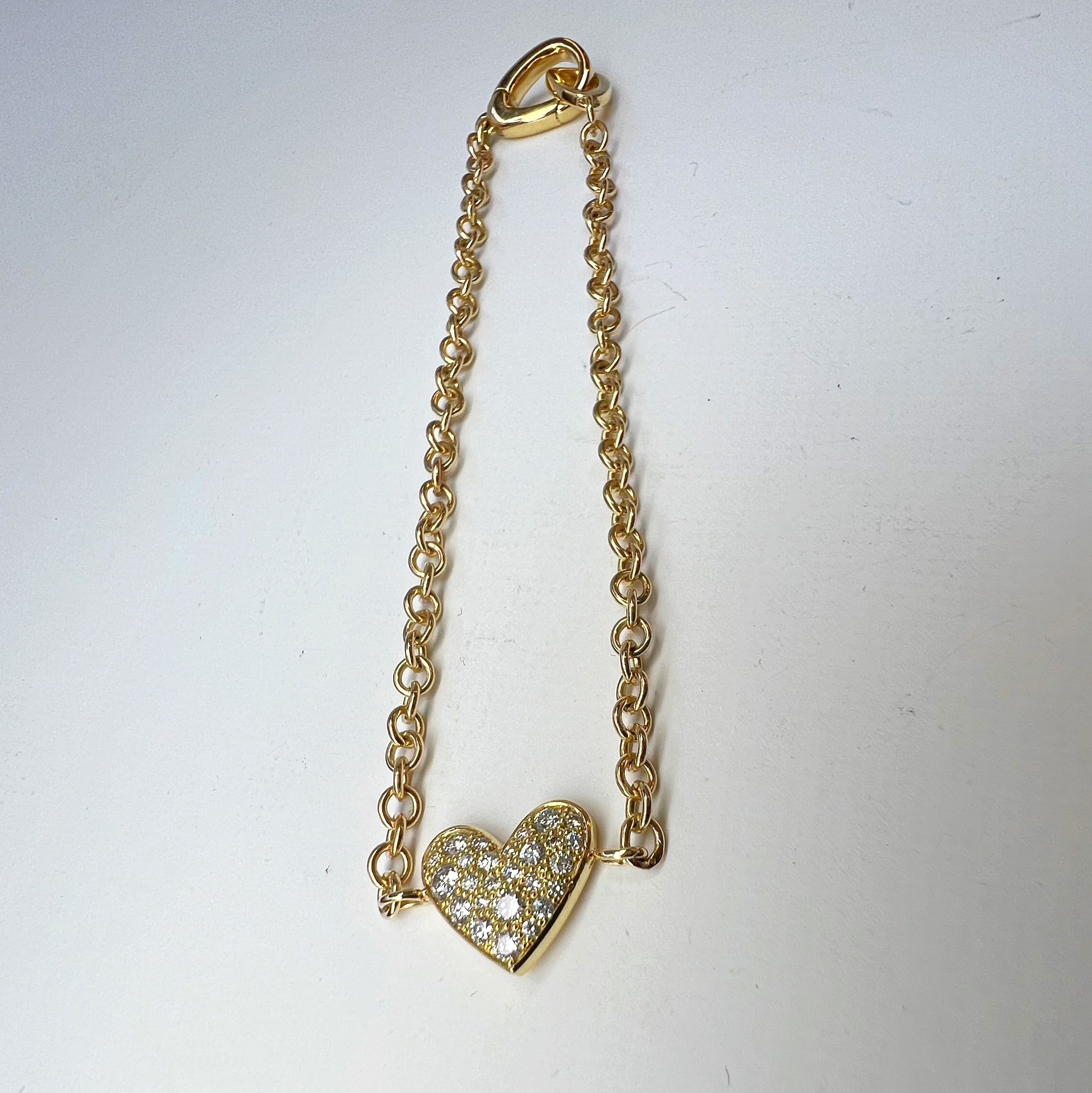 0.20ct Diamond Heart Bracelet