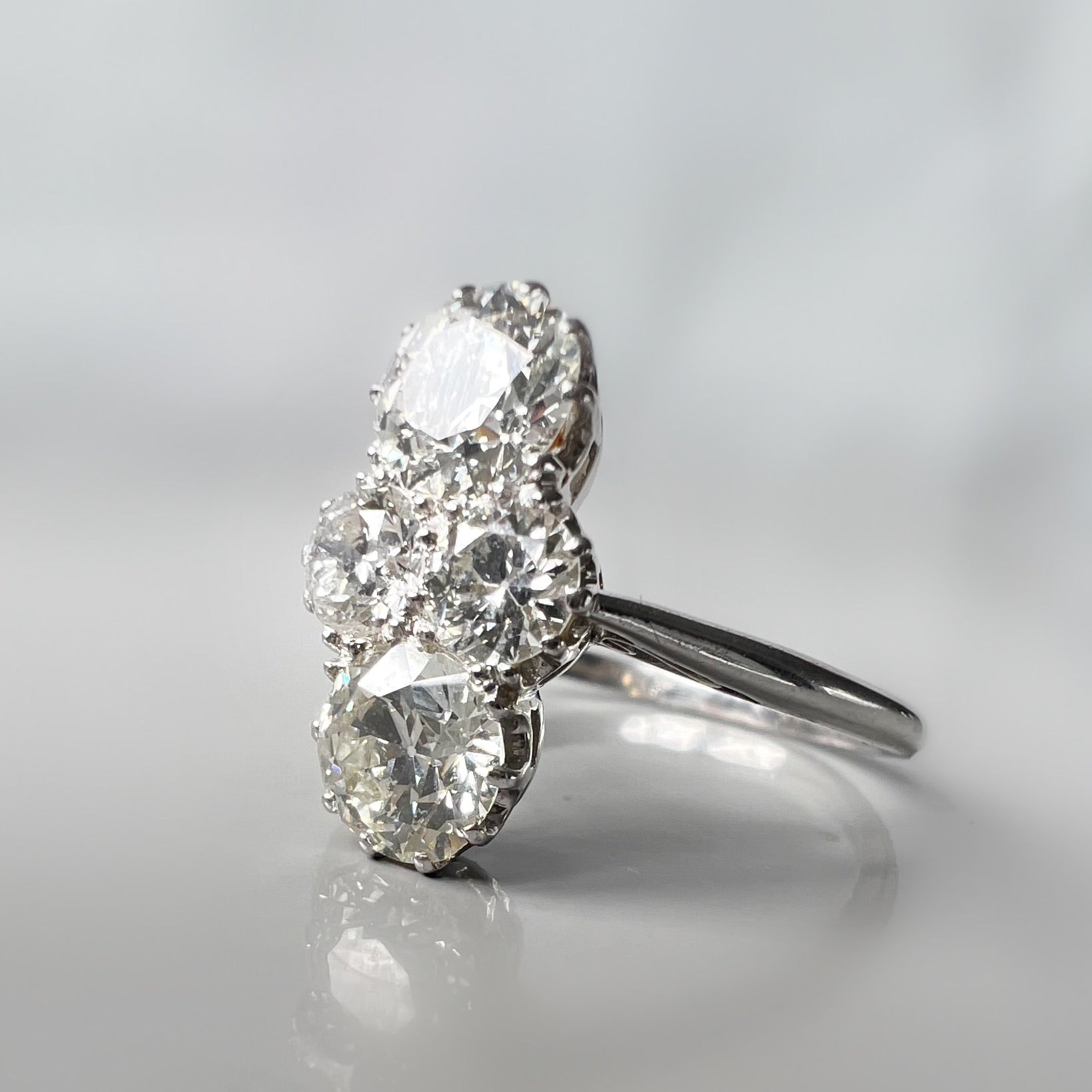 Antique 4 Stone, 2.70ct Diamond Ring