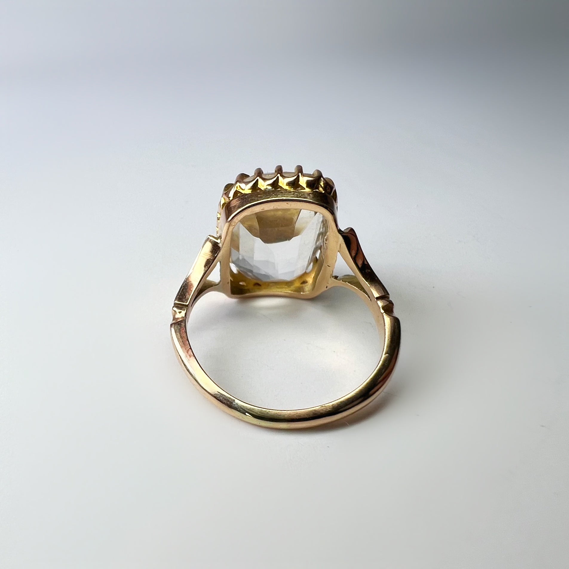 Antique Rock Crystal Dress Ring