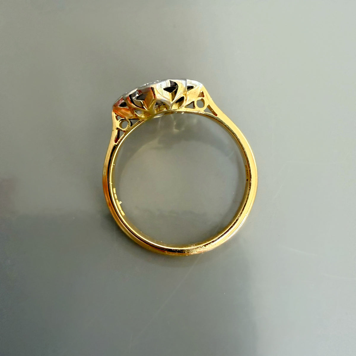 Vintage 0.30ct Diamond Cluster Ring