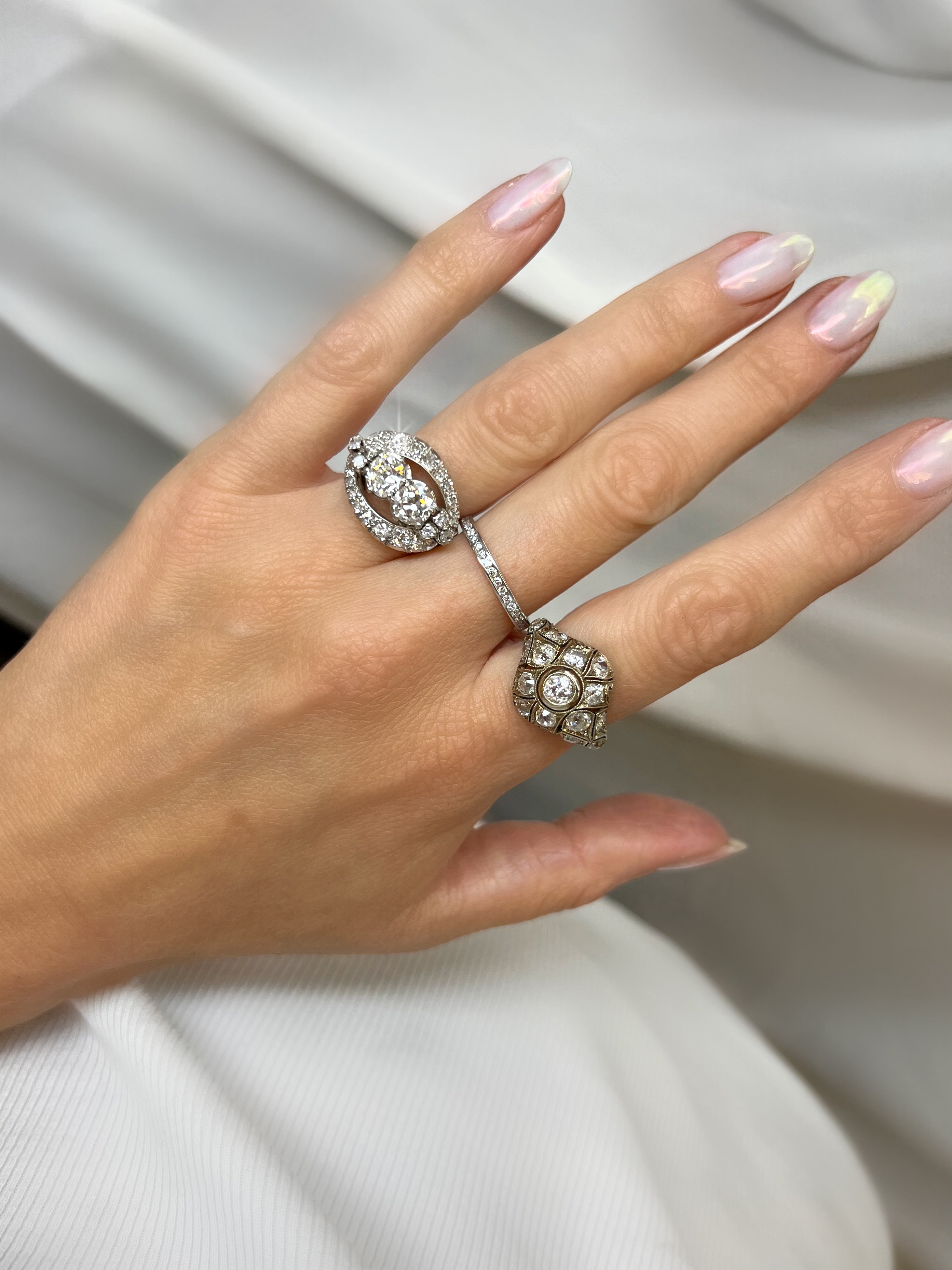 Vintage 2.25ct Diamond Toi & Moi Ring