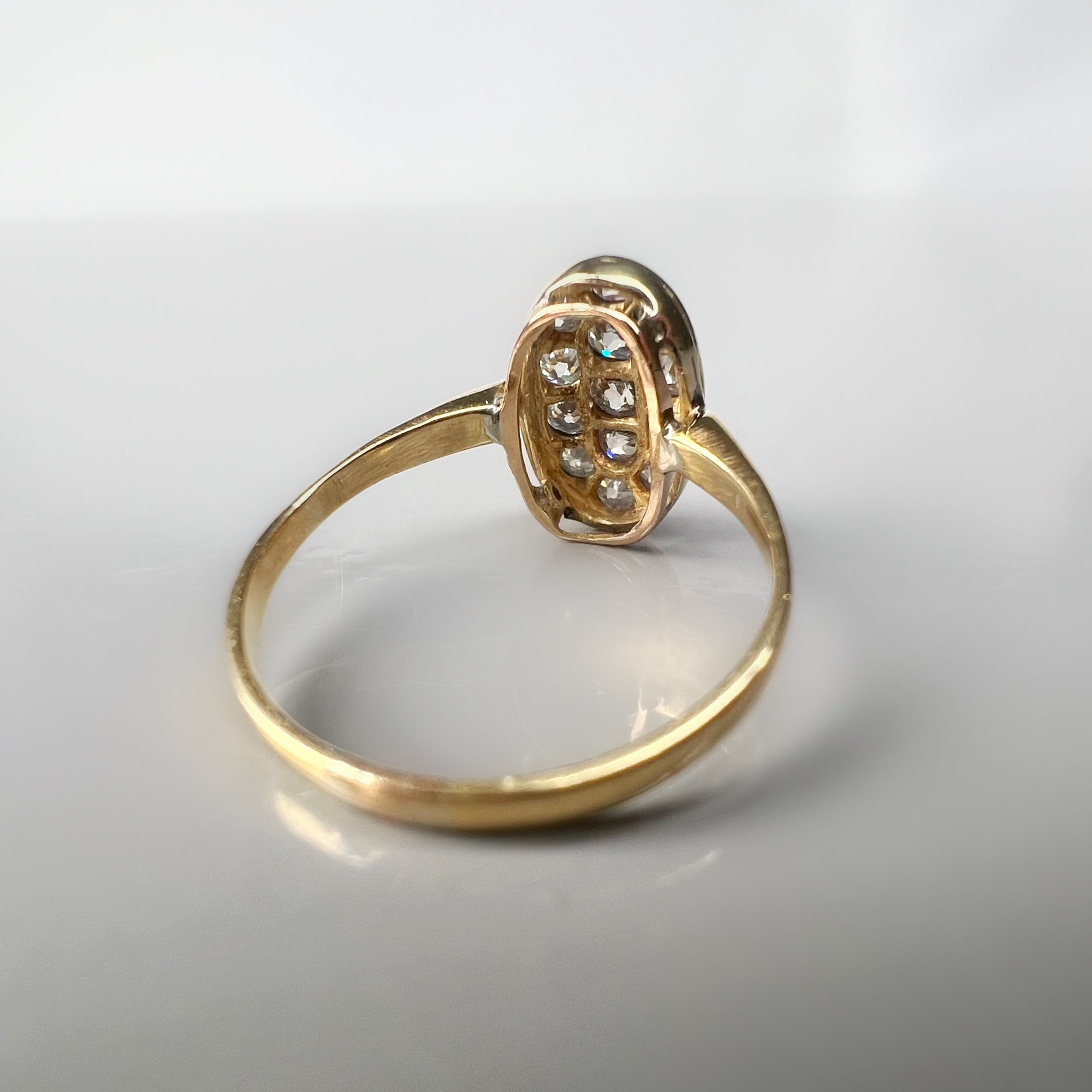 Antique 0.52ct Diamond Panel Ring