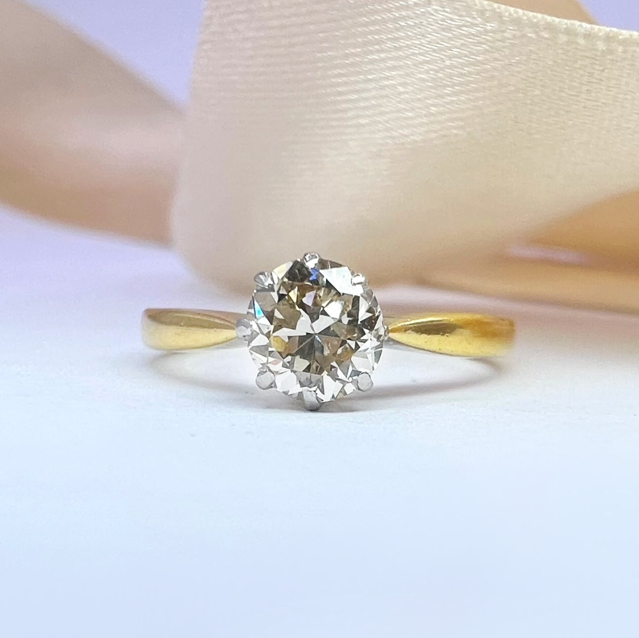 Vintage 0.60ct Diamond Solitaire Ring
