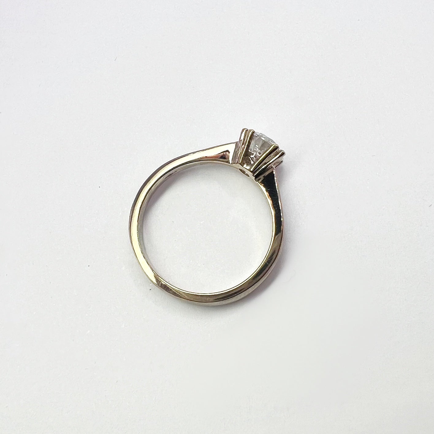 0.90ct Diamond Solitaire Ring in White Gold