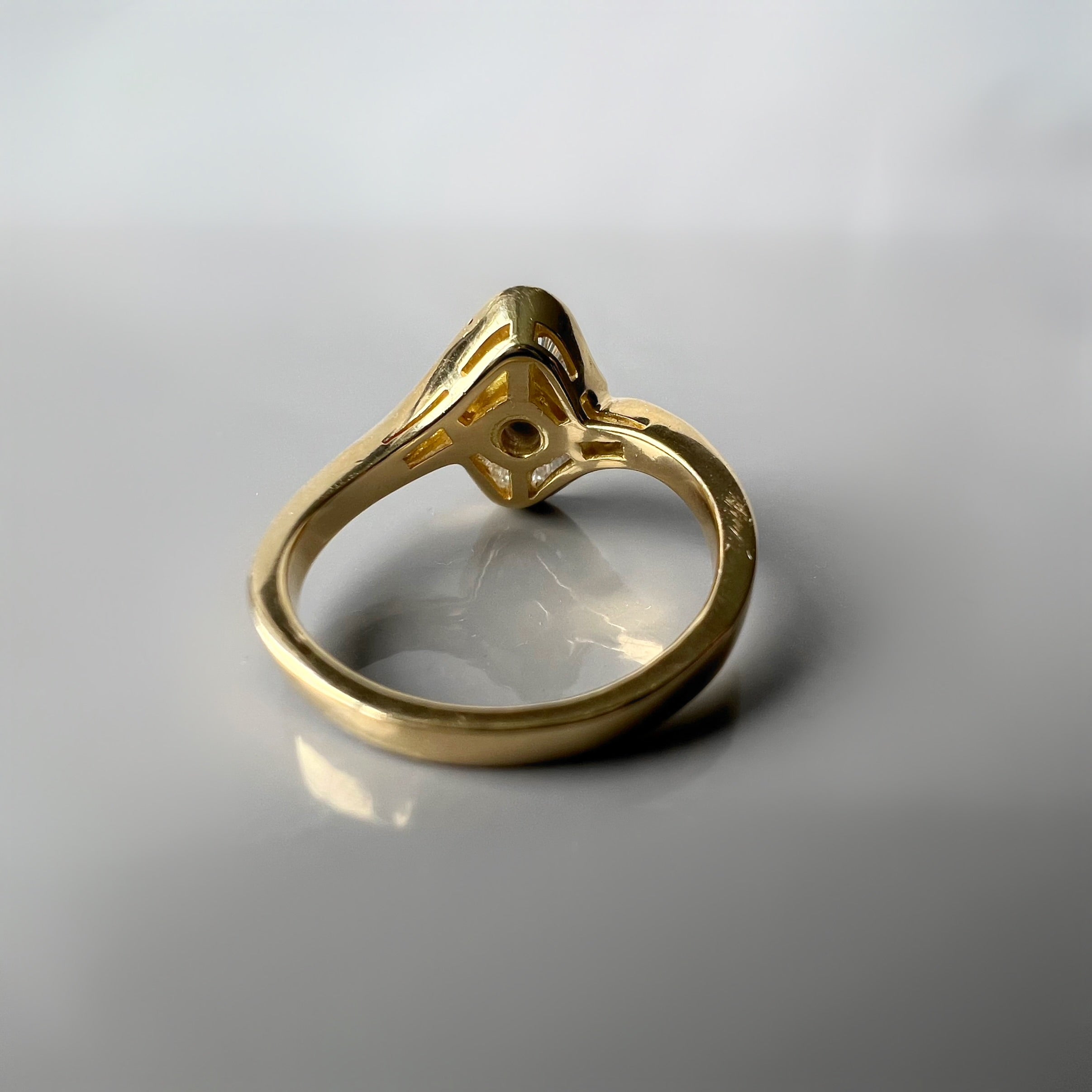 Vintage 1.50ct Diamond Ballerina Ring
