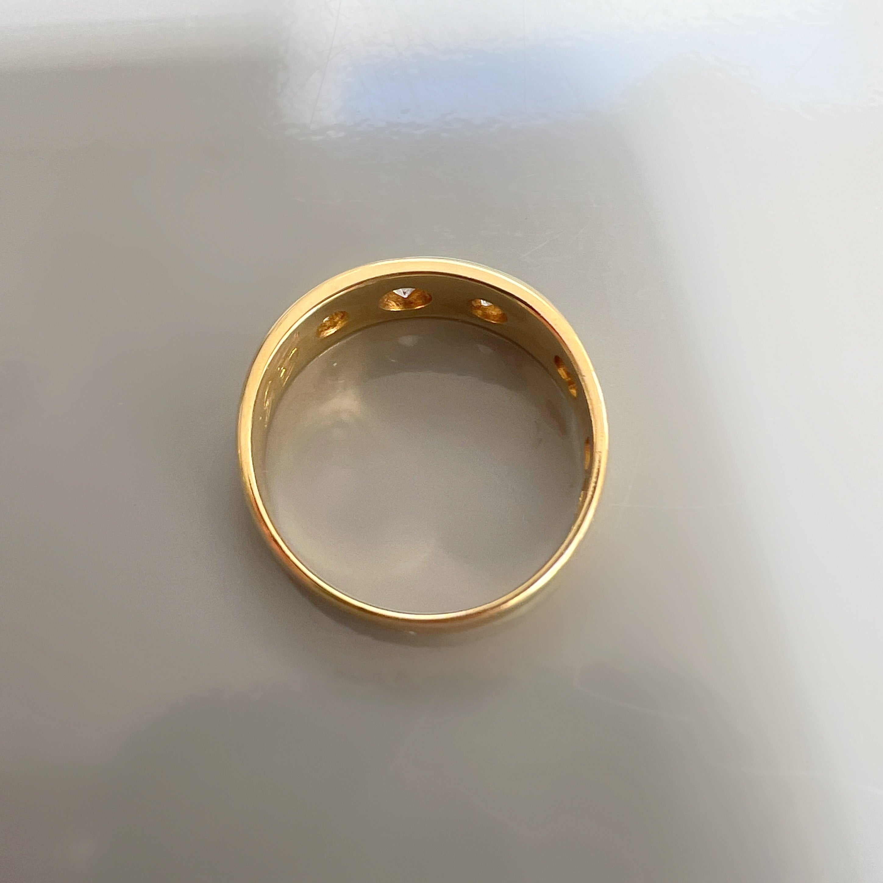 Layaway deposit: Antique Victorian 18ct Gold 0.40ct Star Set Diamond Gypsy Ring (Copy)