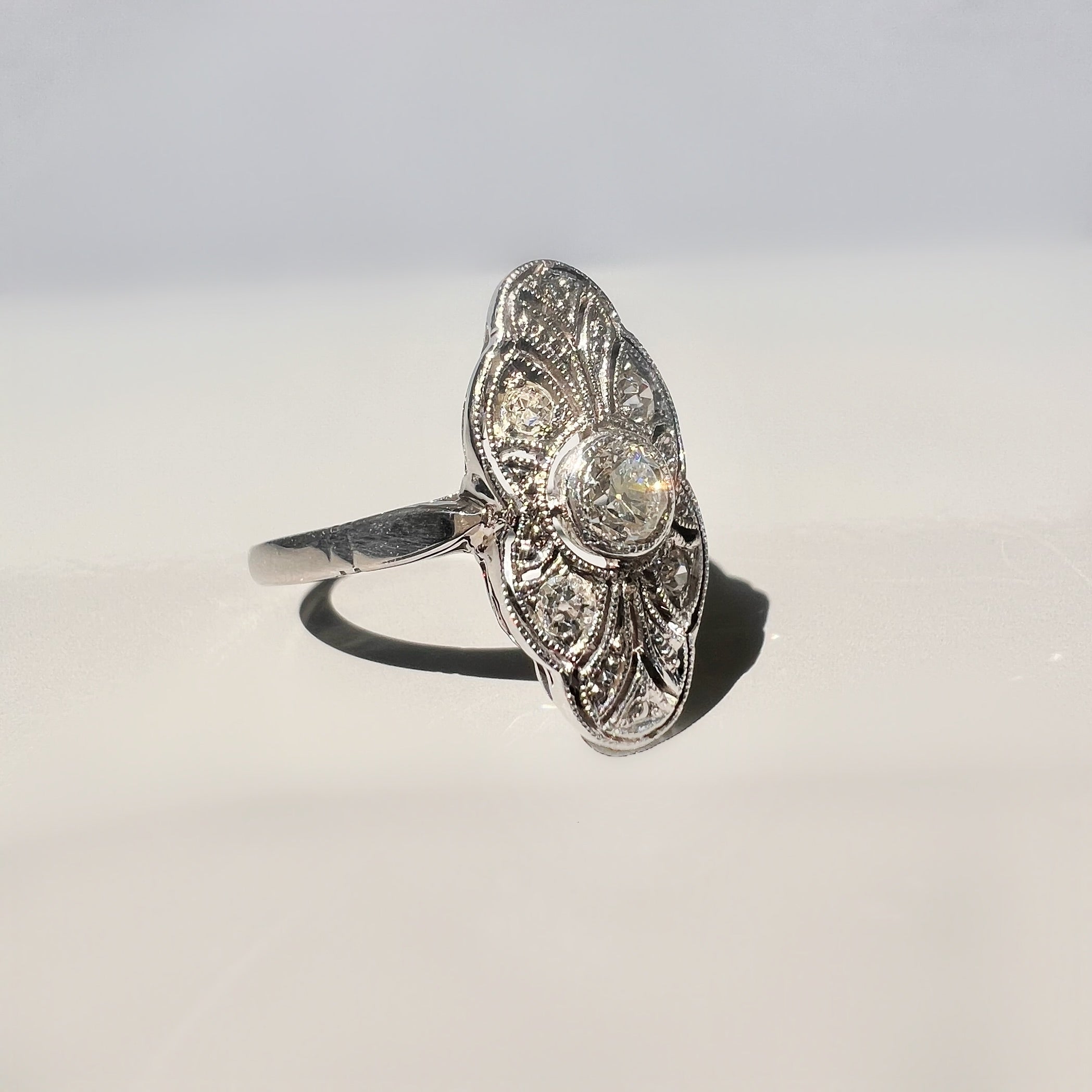 Art Deco Diamond Dress Ring