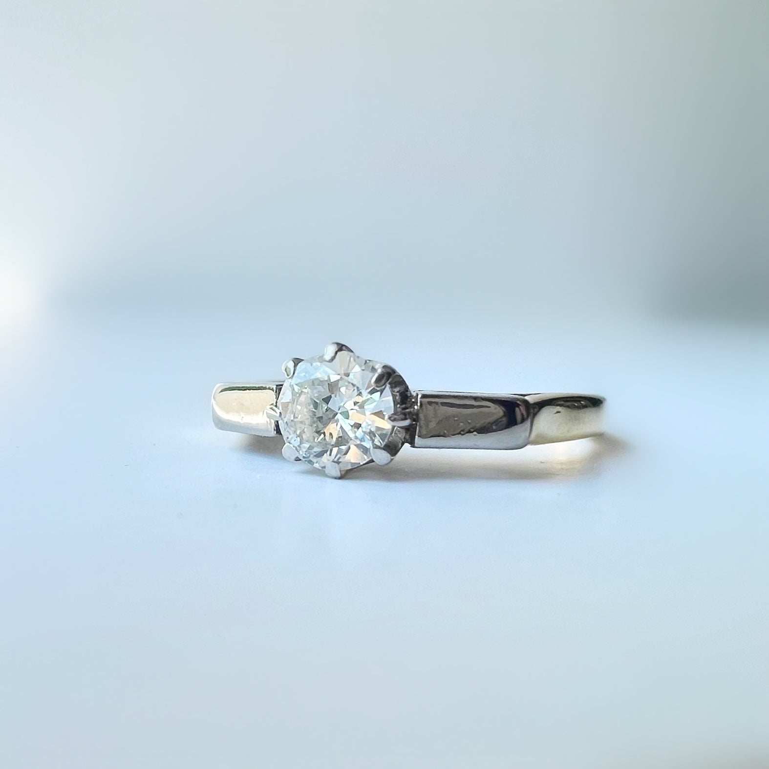 Vintage 0.25ct Diamond Solitaire Ring