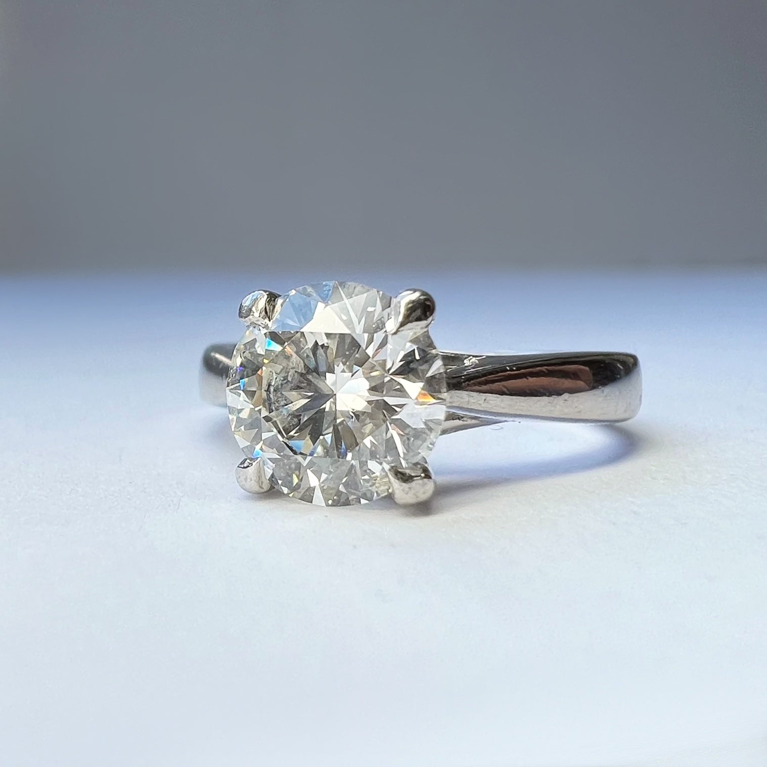 1.55ct Diamond Solitaire Platinum Ring