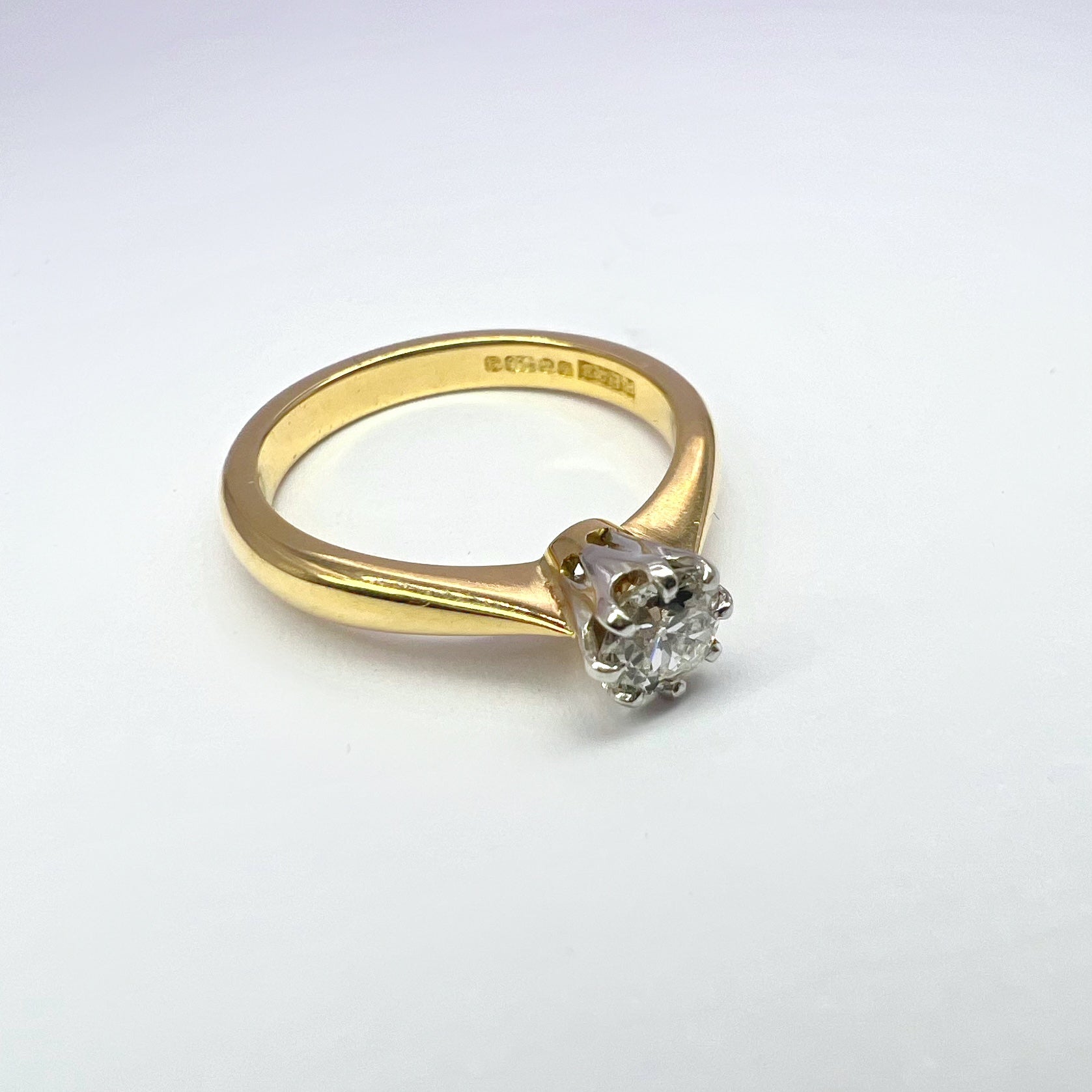 Vintage 0.35ct Diamond Solitaire Ring