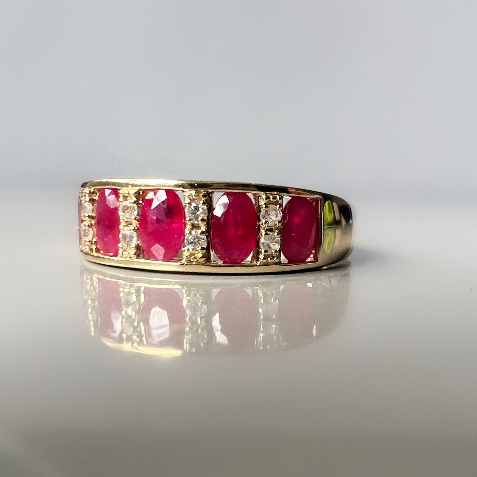 Ruby and Diamond Band