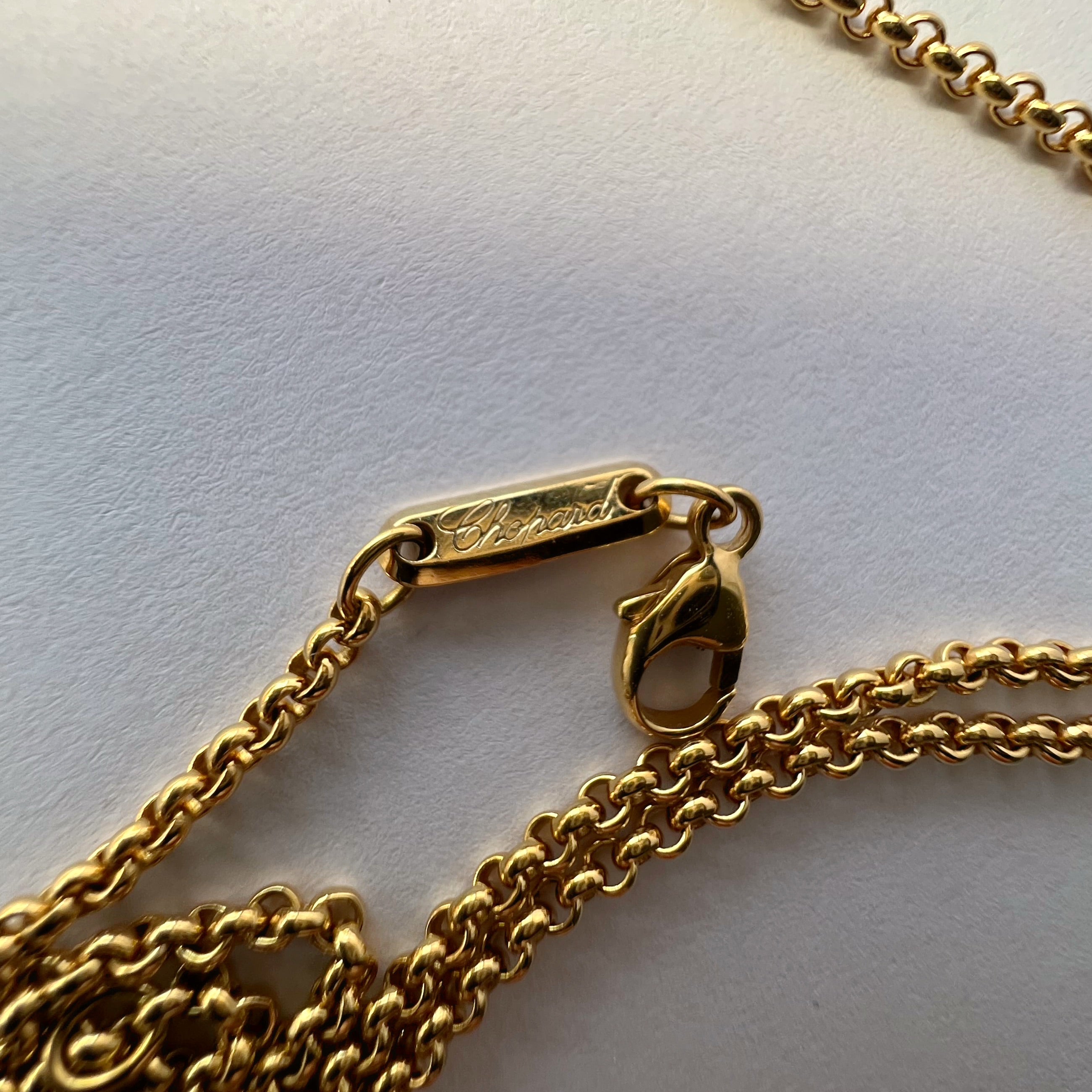 Vintage Chopard 'Happy Diamonds' Necklace