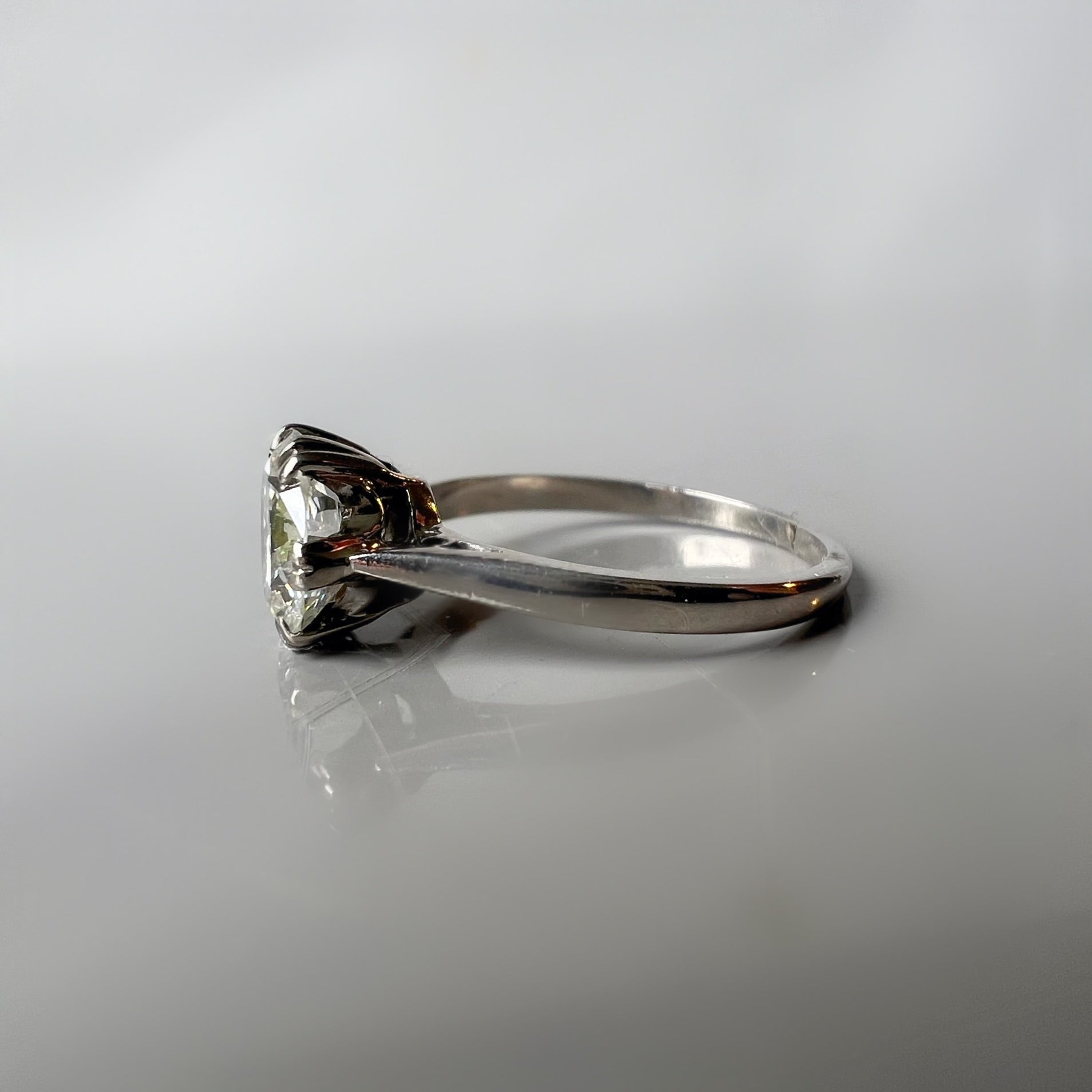 Vintage 1.40ct Diamond and Platinum Solitaire Ring
