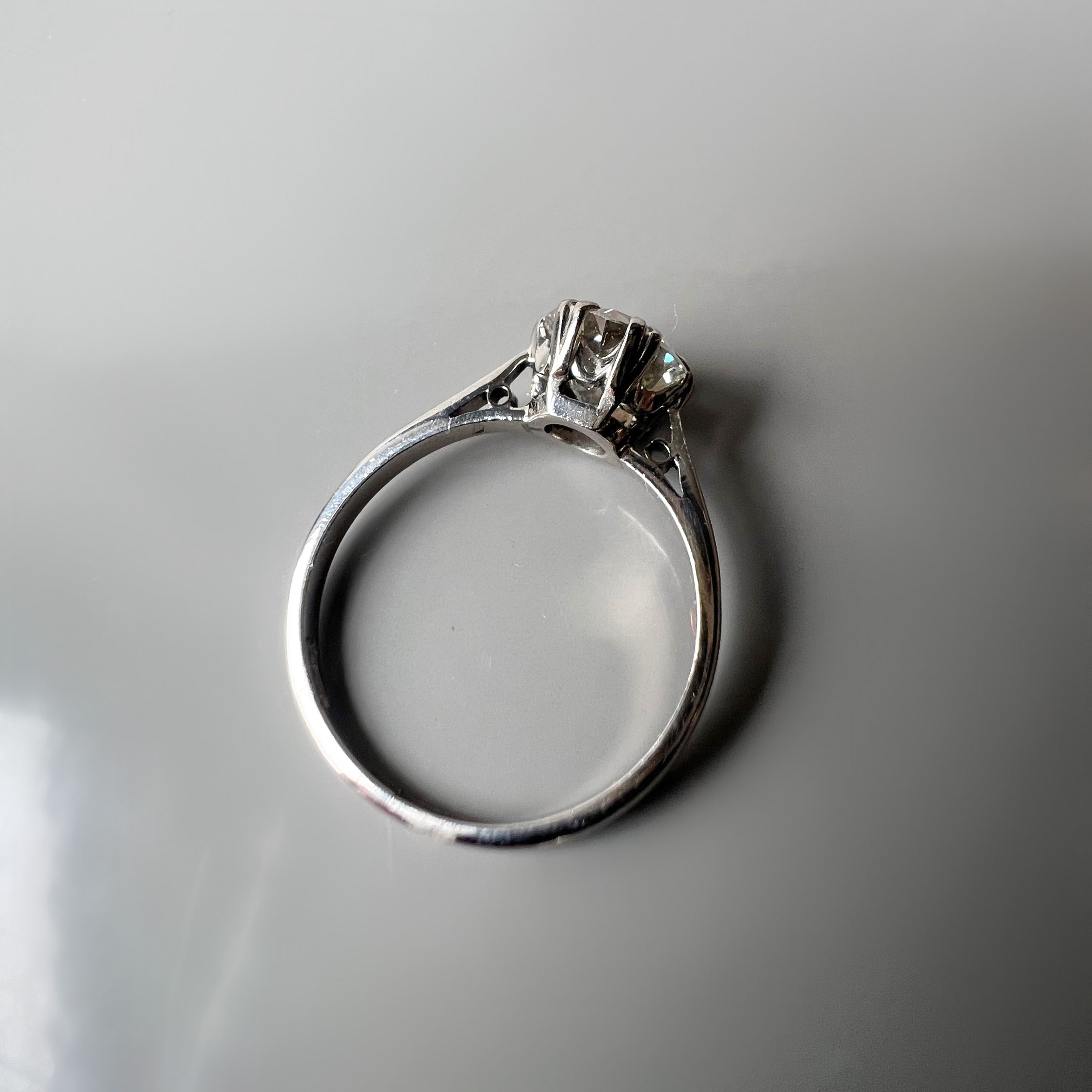 Vintage 1.40ct Diamond and Platinum Solitaire Ring