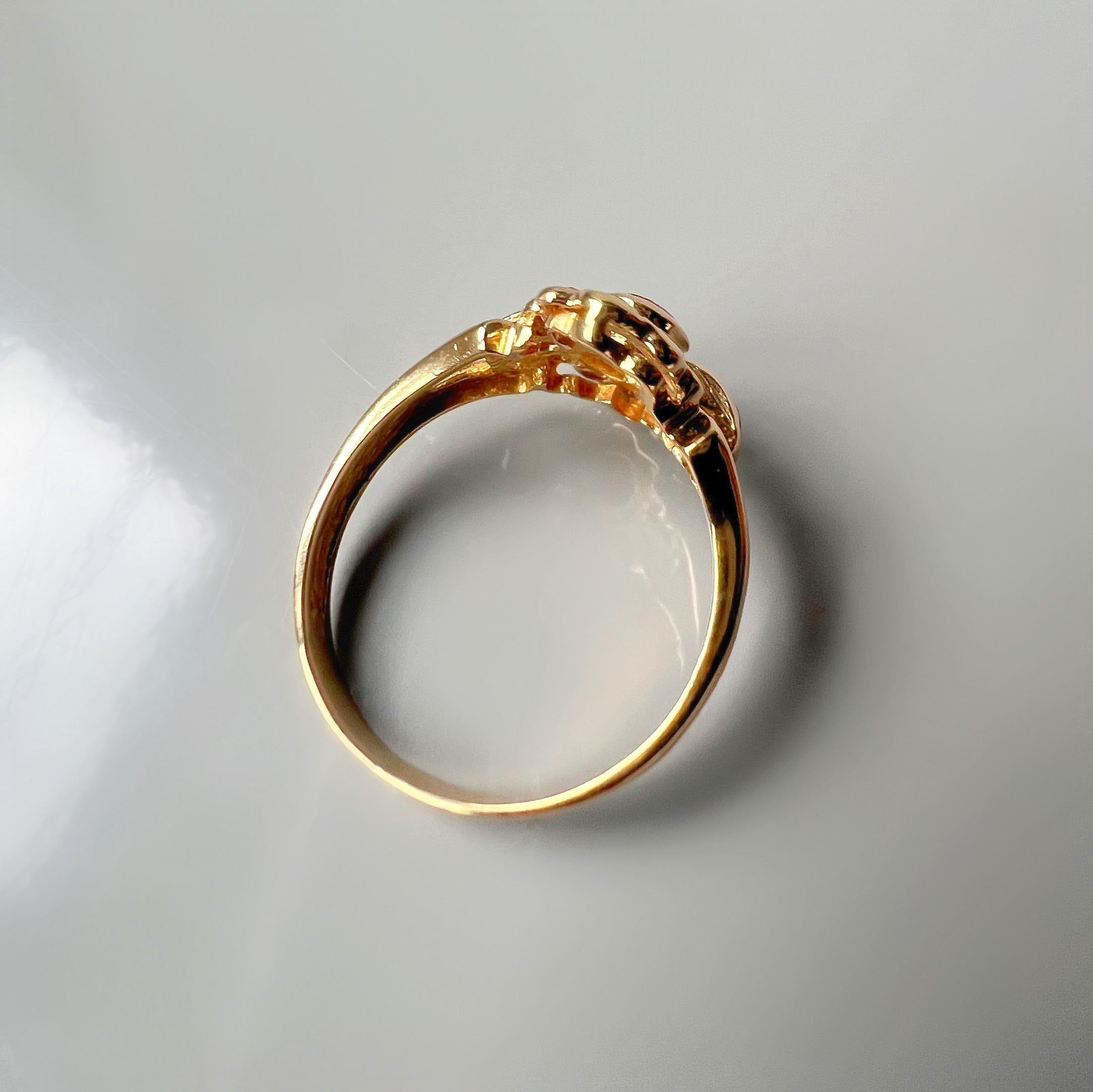 Vintage and Ruby and Diamond Dress Ring