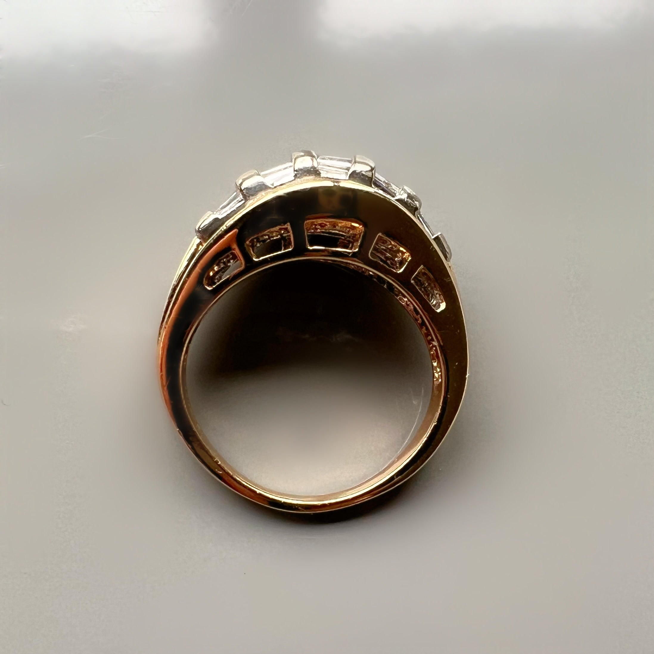 Vintage 3.00ct Diamond Baguette Ring