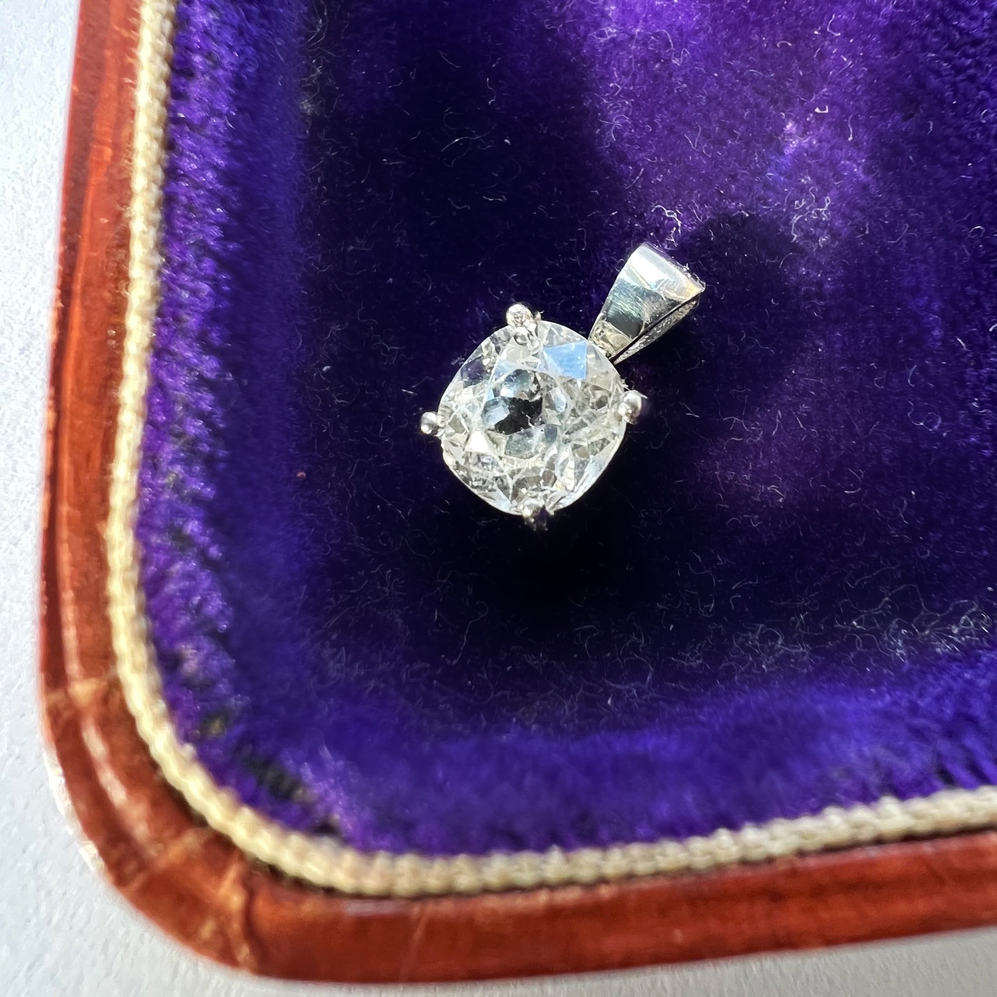 White Sapphire Pendant
