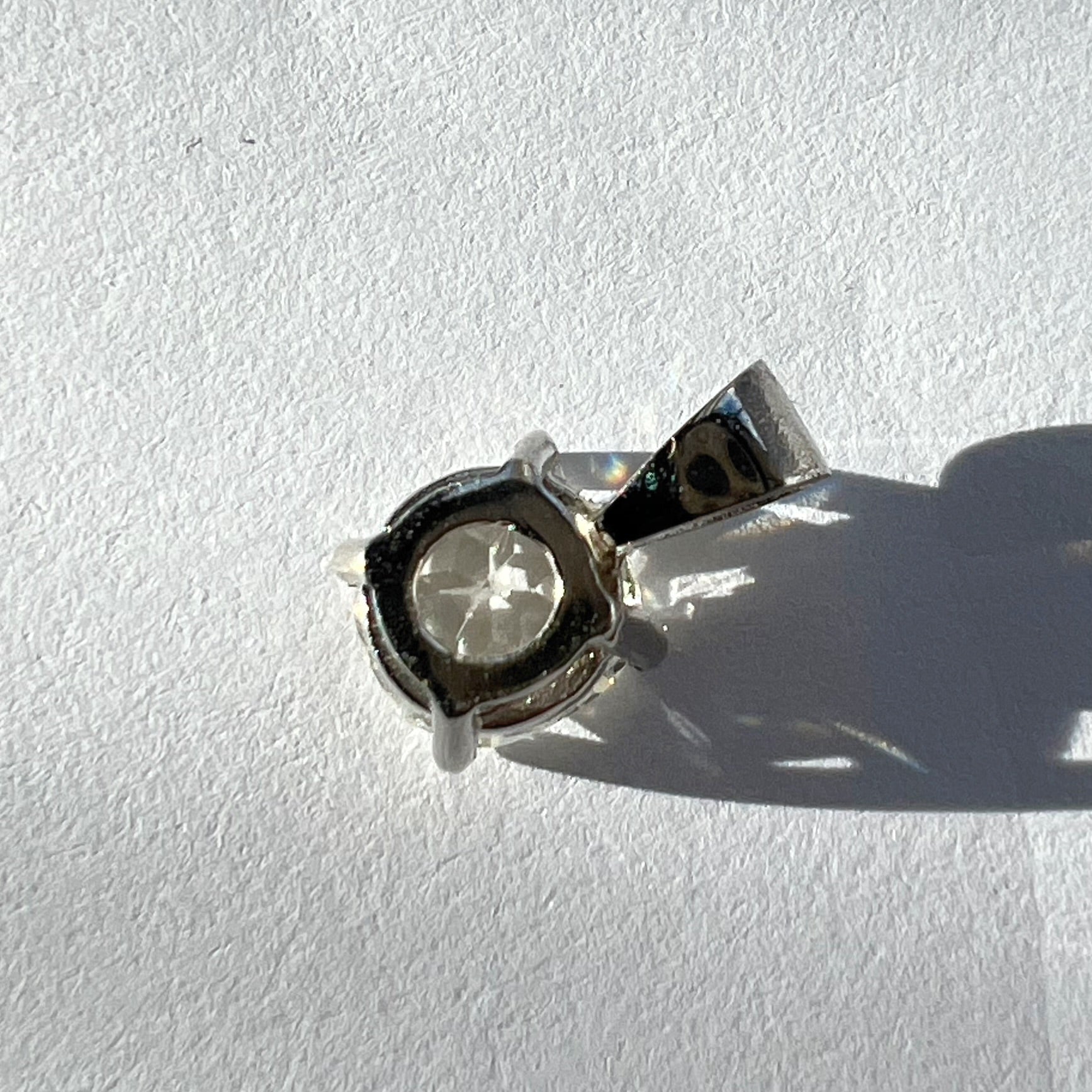White Sapphire Pendant