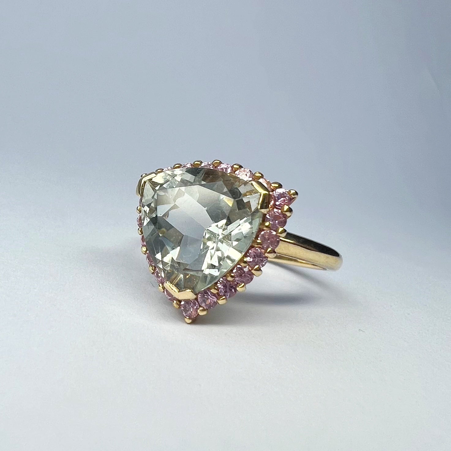 Green Amethyst Dress Ring
