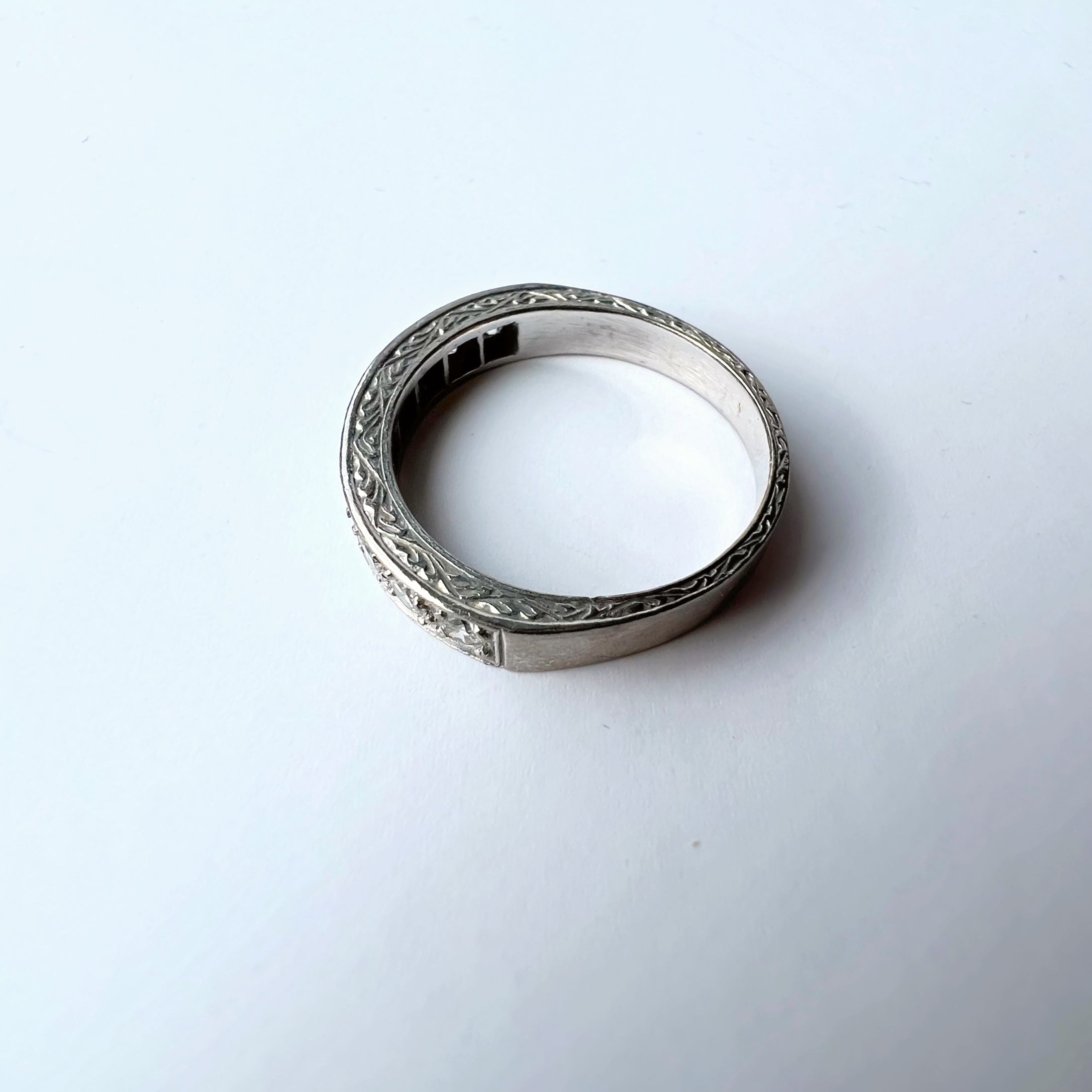 0.45ct Vintage Diamond Eternity Ring
