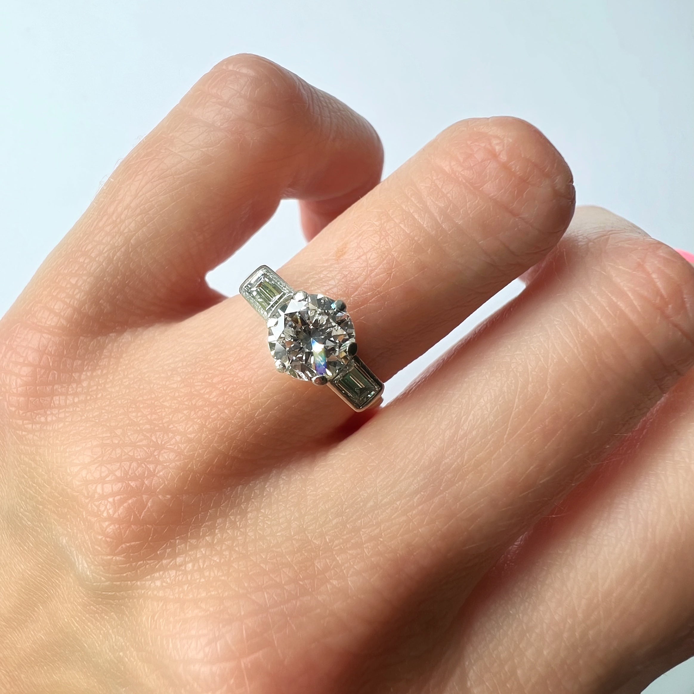 1.50ct Three Stone Diamond Ring