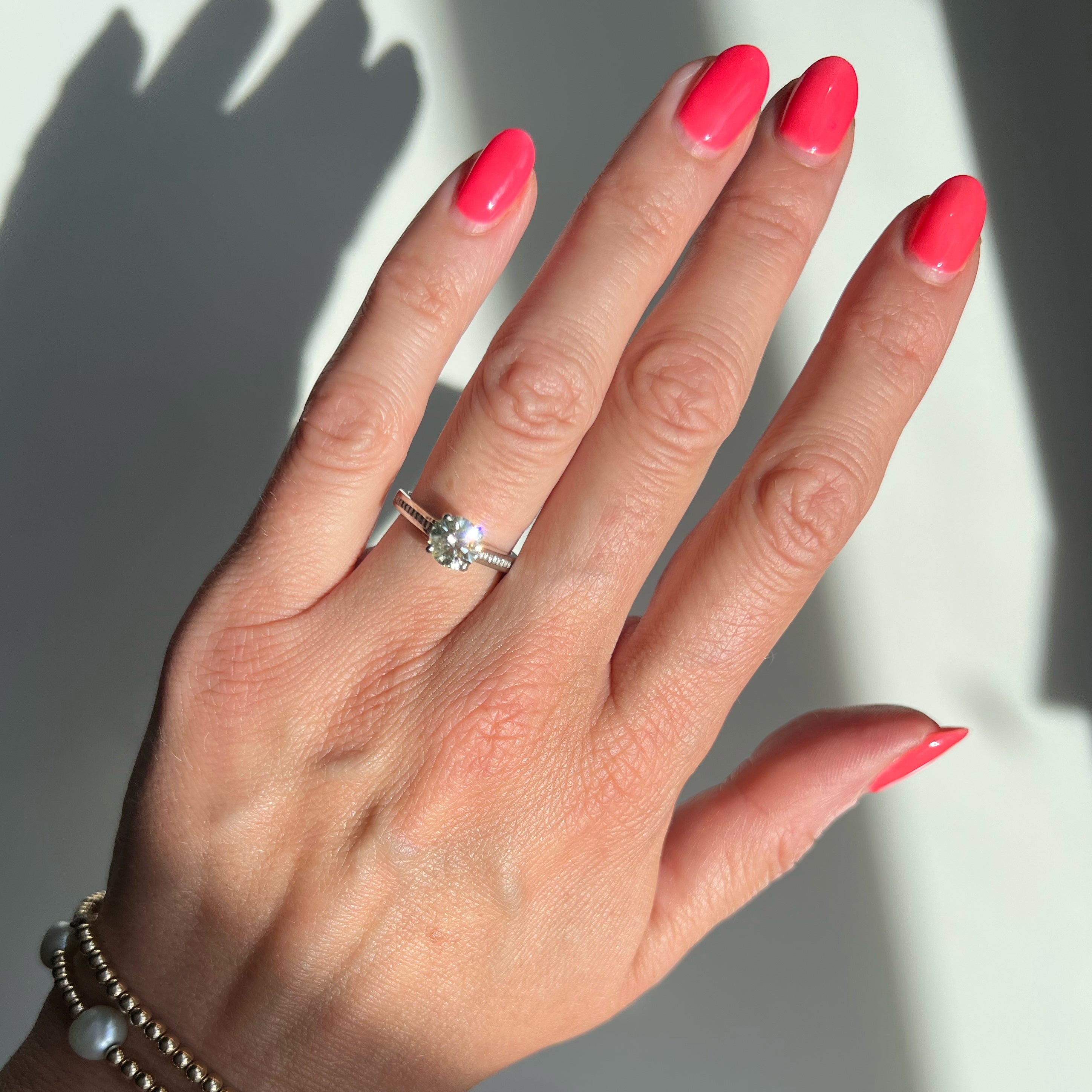 Platinum 1.16ct Diamond Solitaire Ring