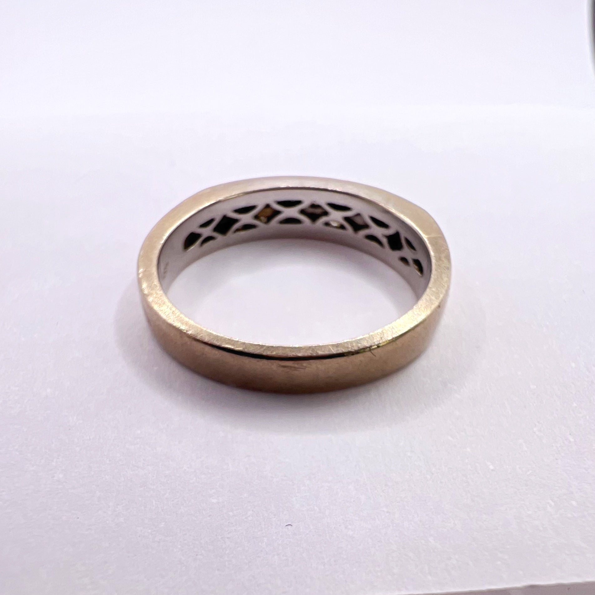 18ct White Gold and Diamond Half Eternity Band