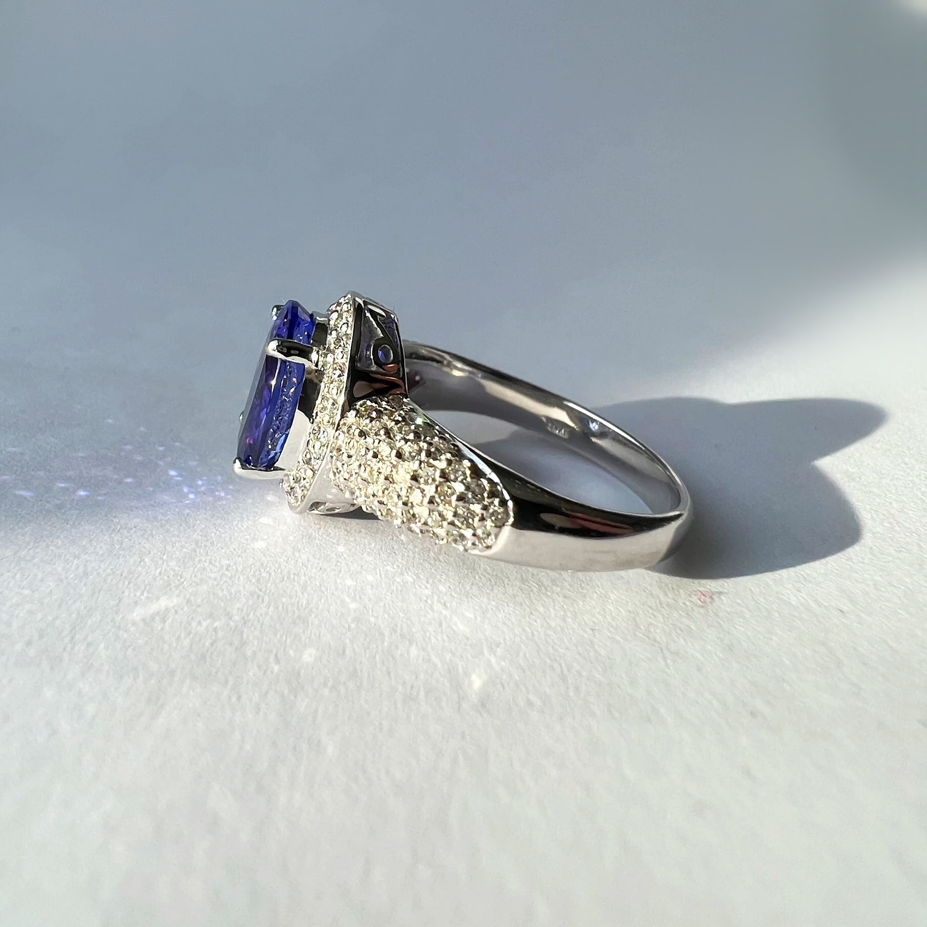 3.00ct Tanzanite and Diamond Dress Ring