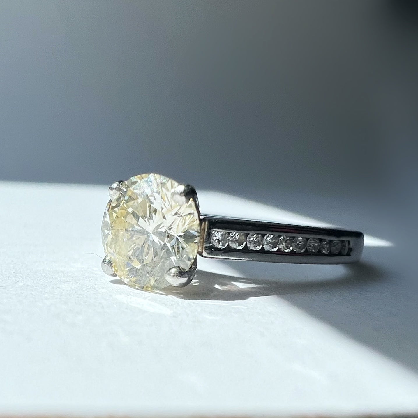 Platinum 1.16ct Diamond Solitaire Ring