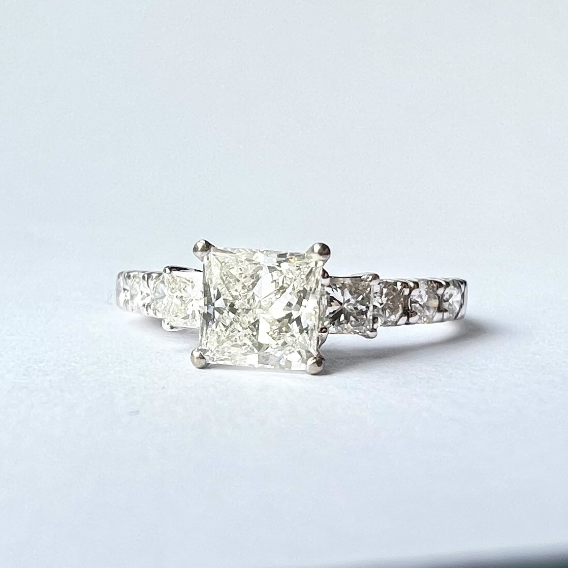 1.15ct Princess Cut Diamond Ring