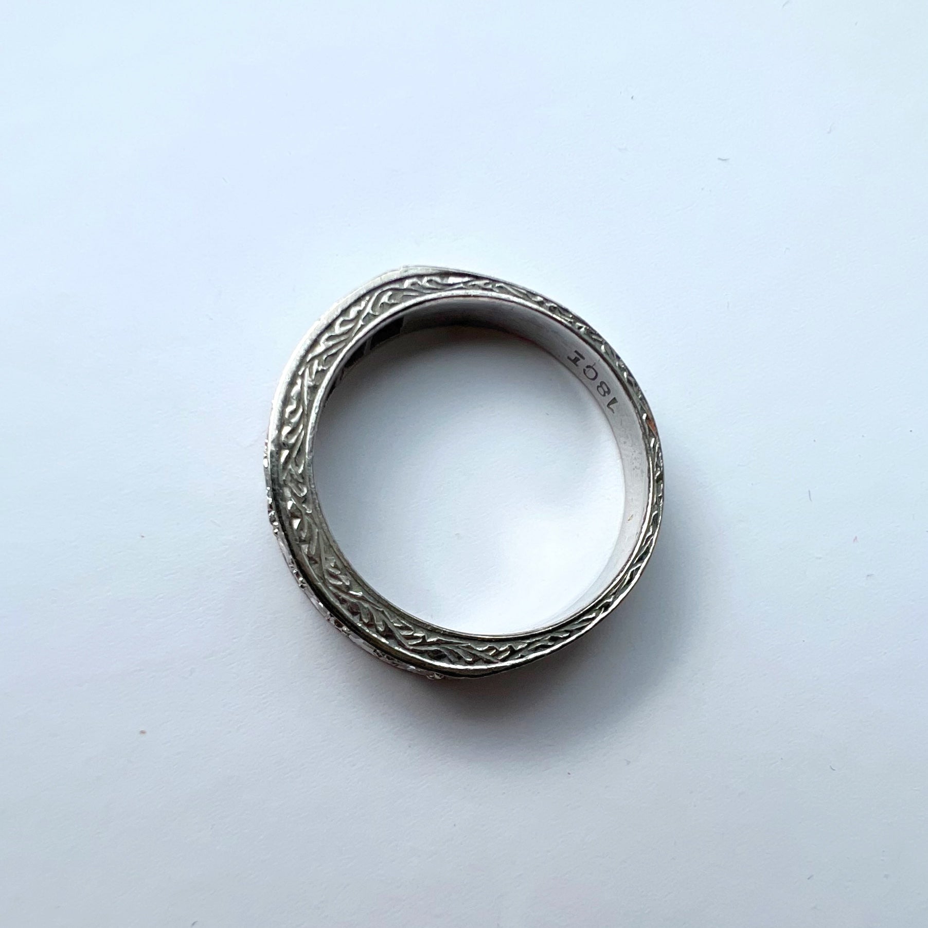 0.45ct Vintage Diamond Eternity Ring