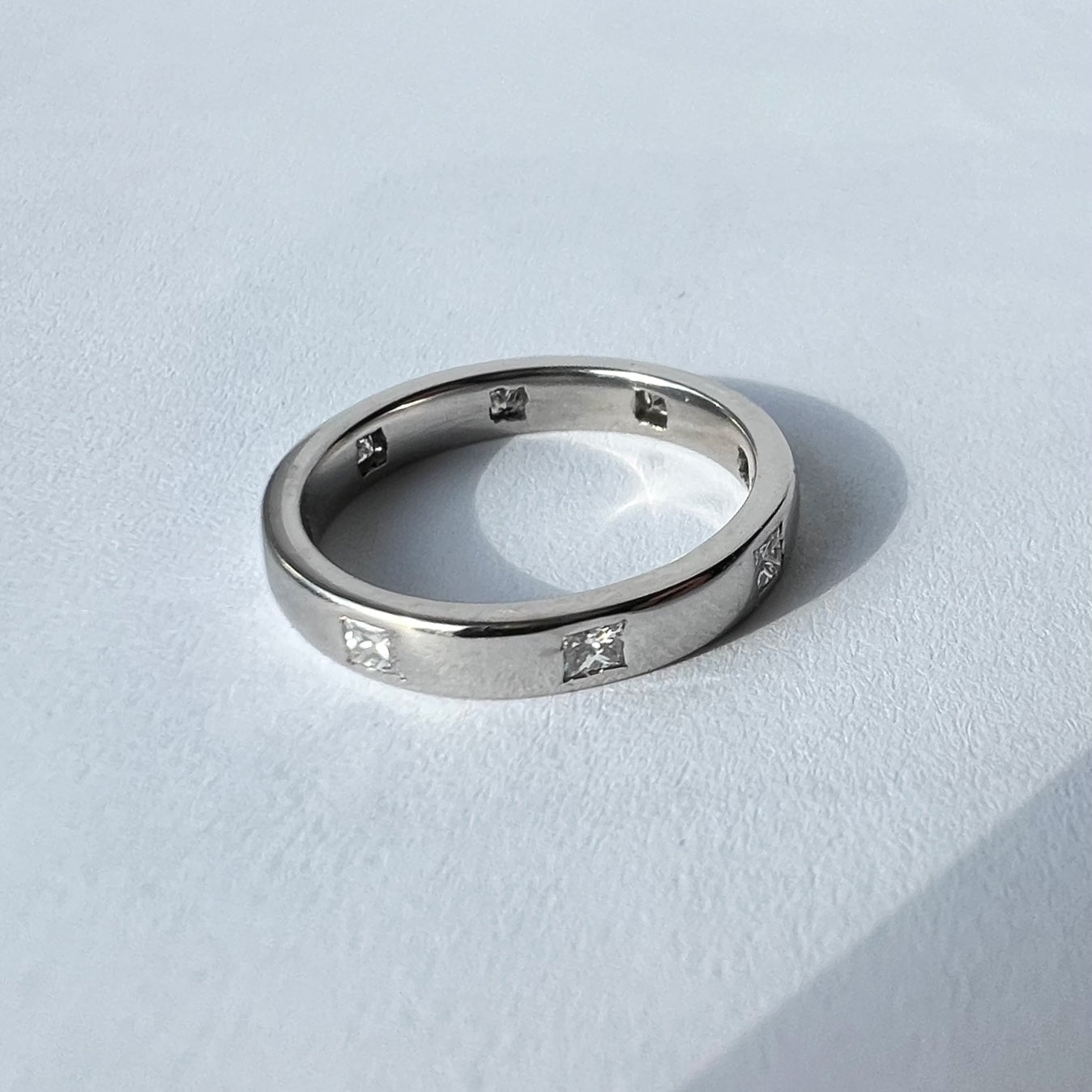 0.40ct 18ct White Gold Diamond Wedding Ring