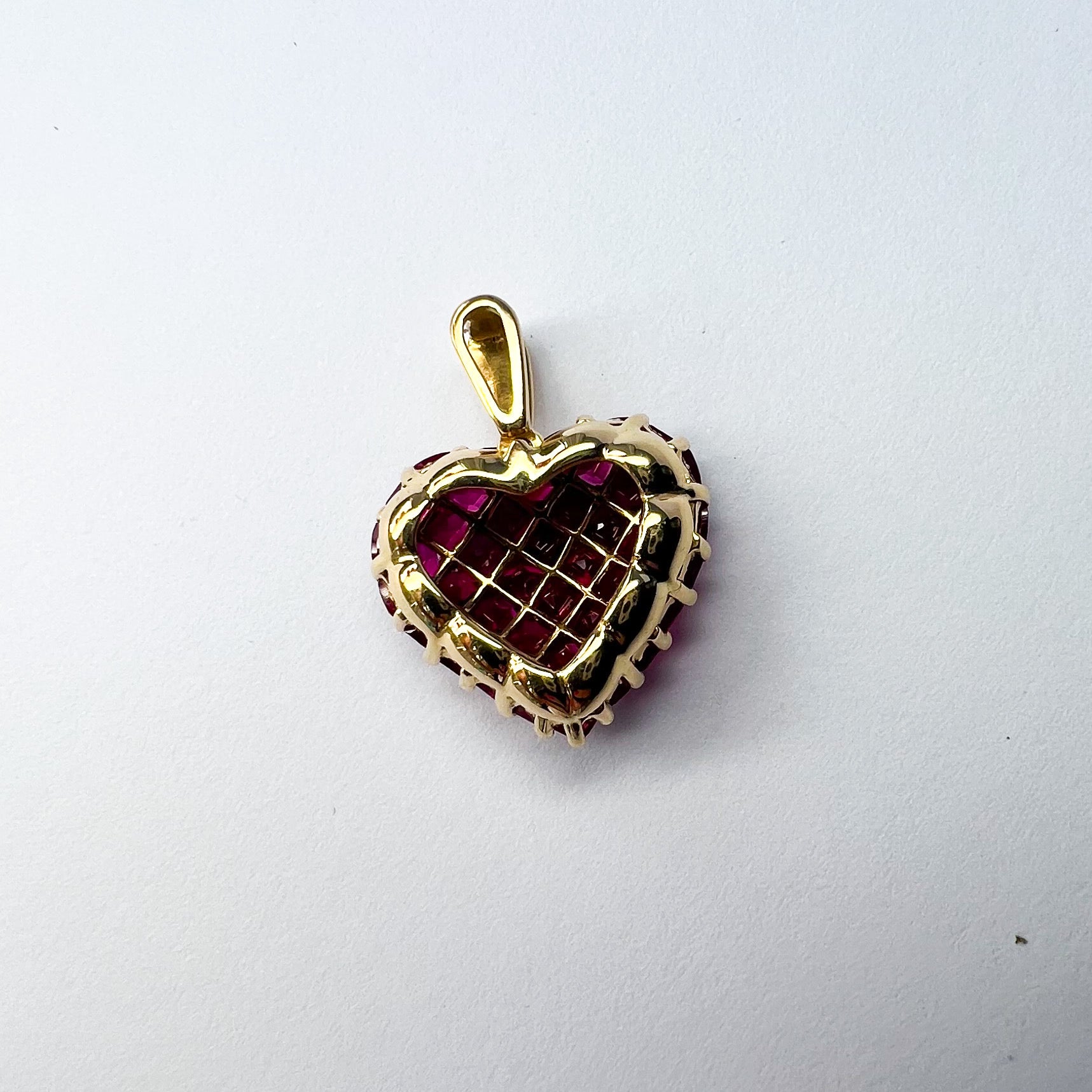 Ruby Heart Pendant