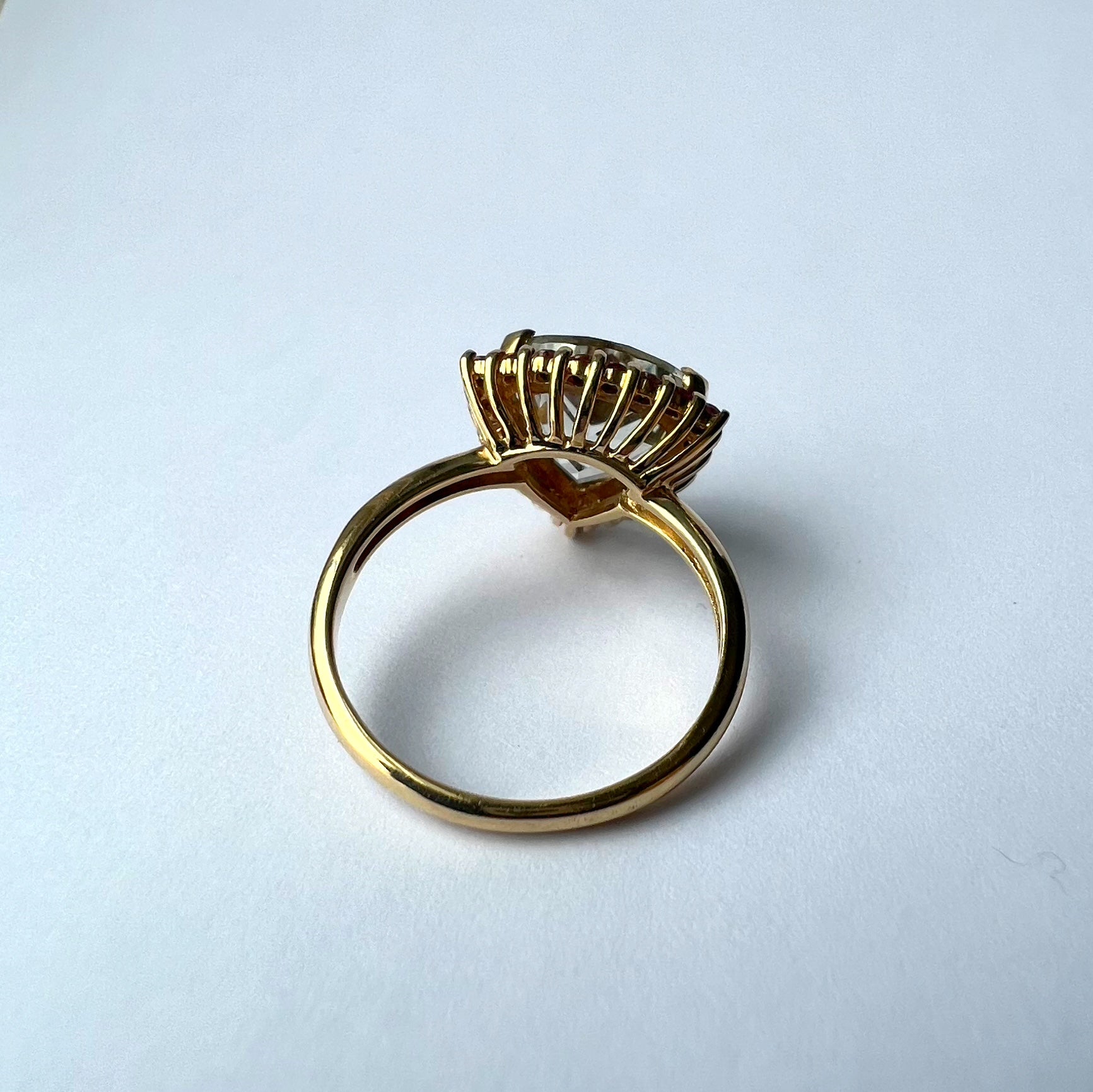 Green Amethyst Dress Ring