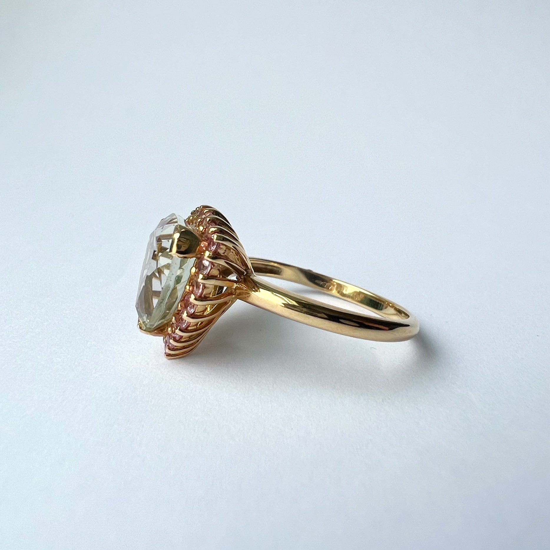 Green Amethyst Dress Ring