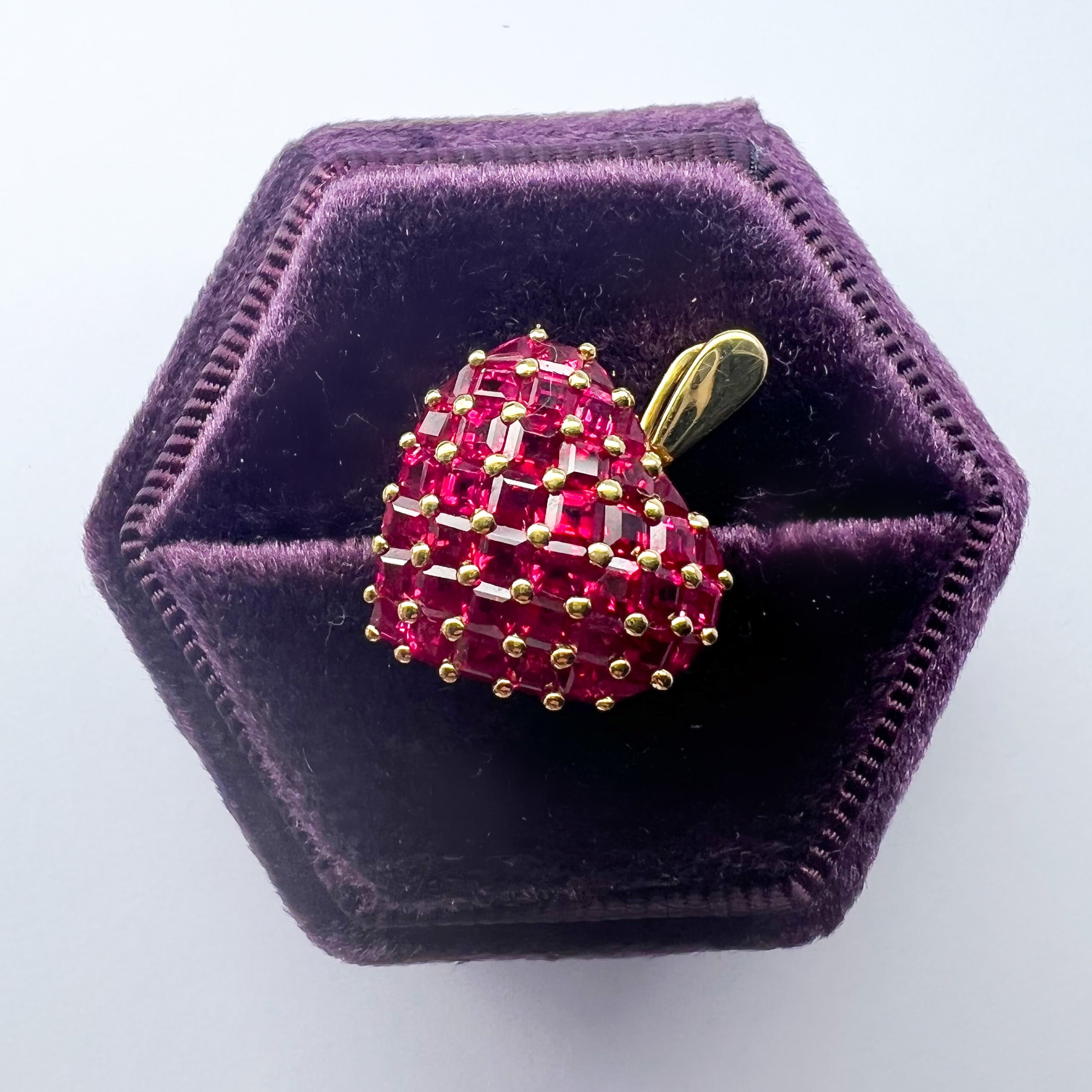 Ruby Heart Pendant