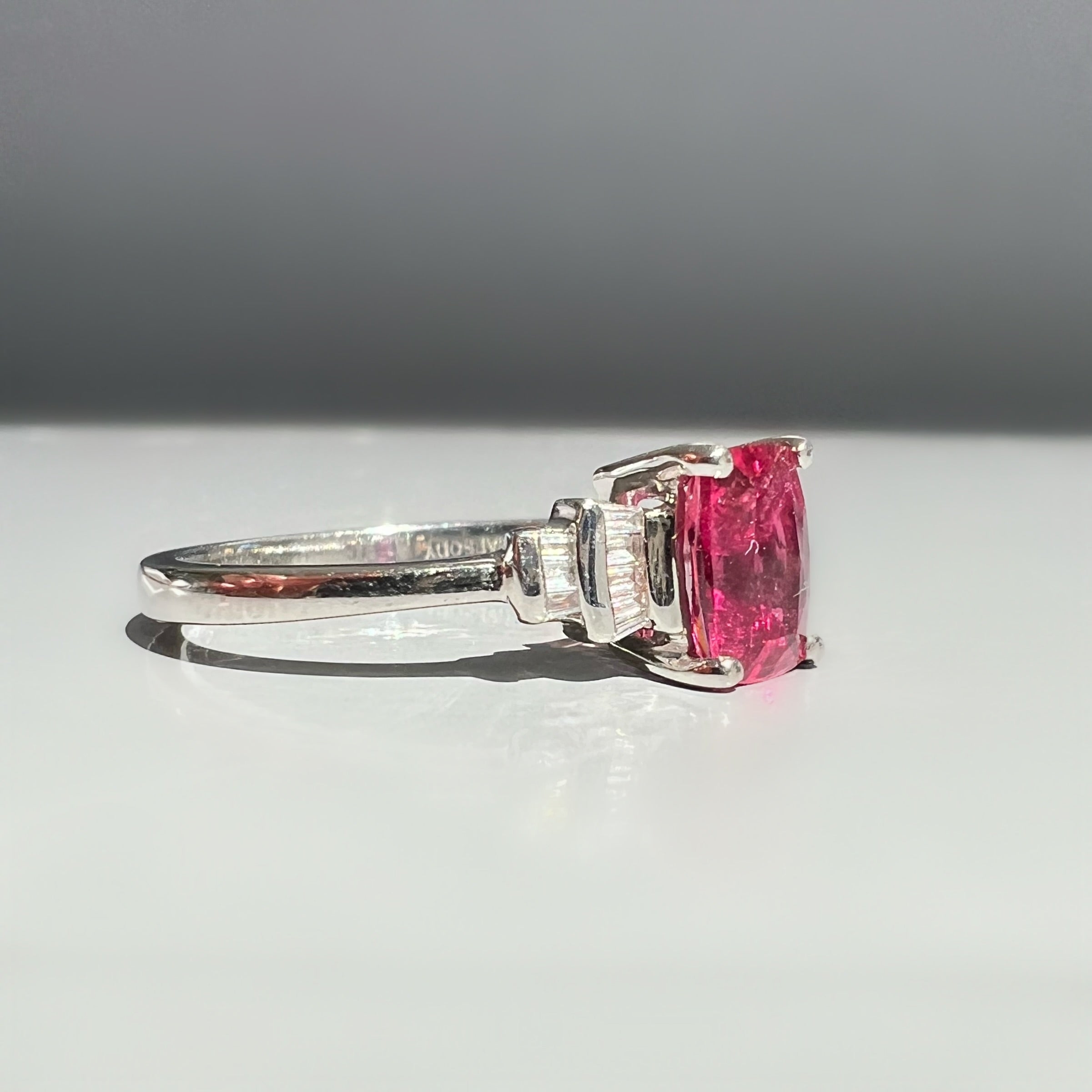 Rubelite and Diamond Dress Ring