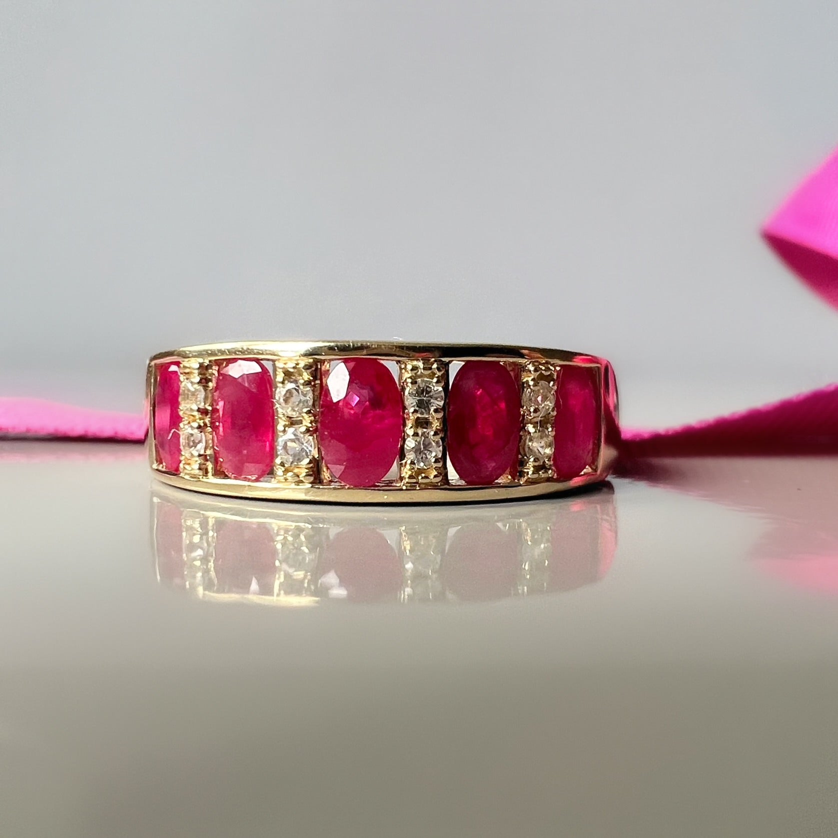 Ruby and Diamond Band