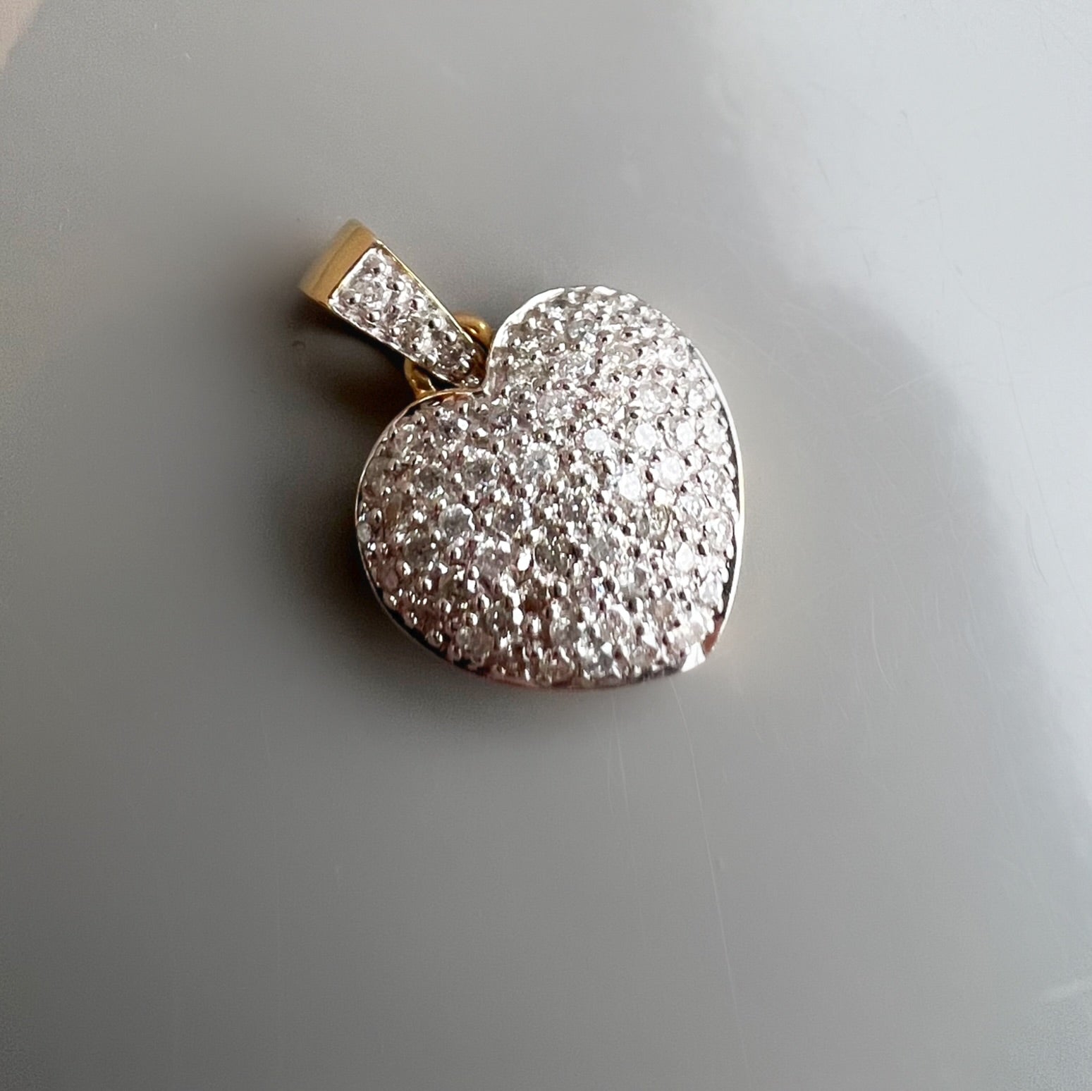Pave Heart Pendant