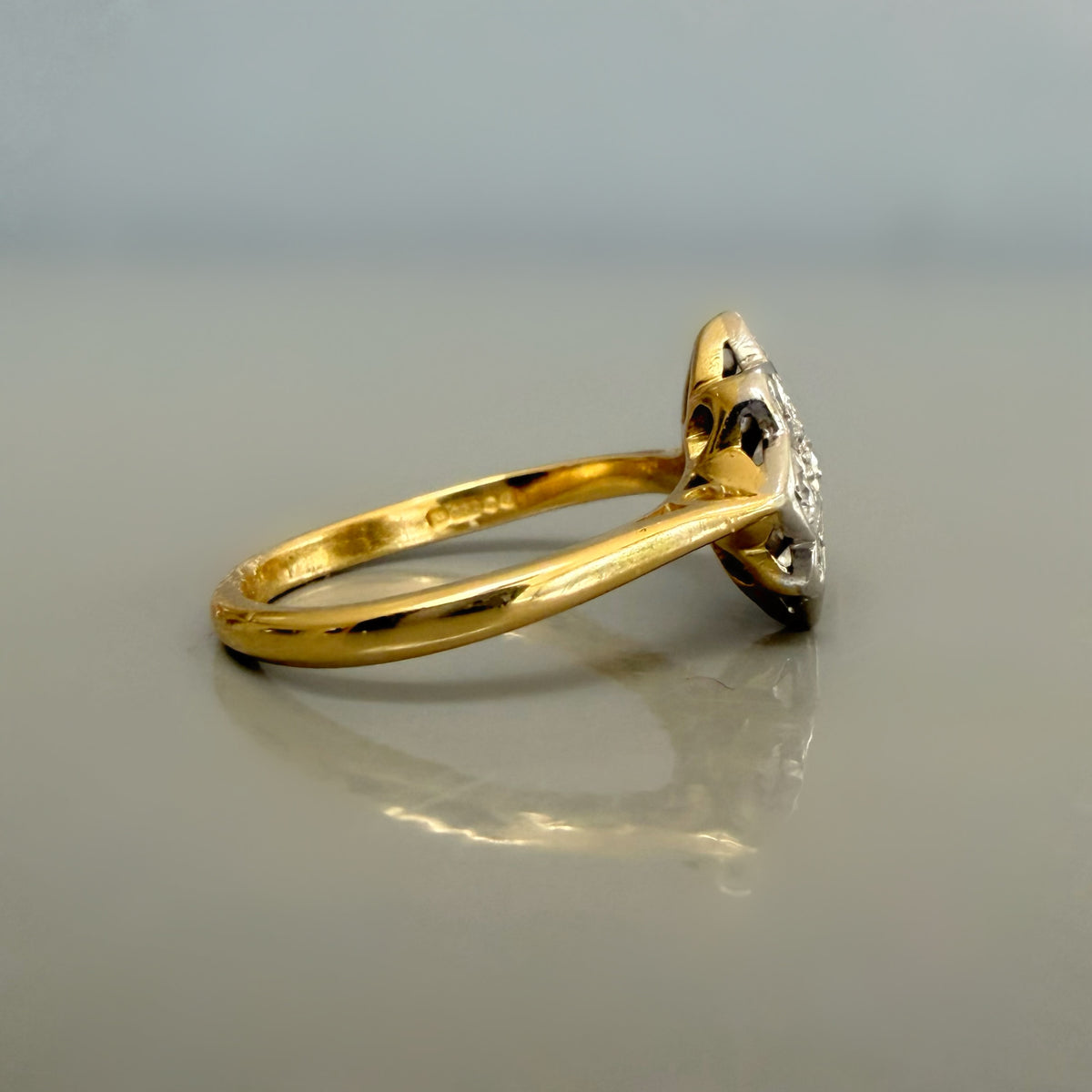 Vintage 0.30ct Diamond Cluster Ring