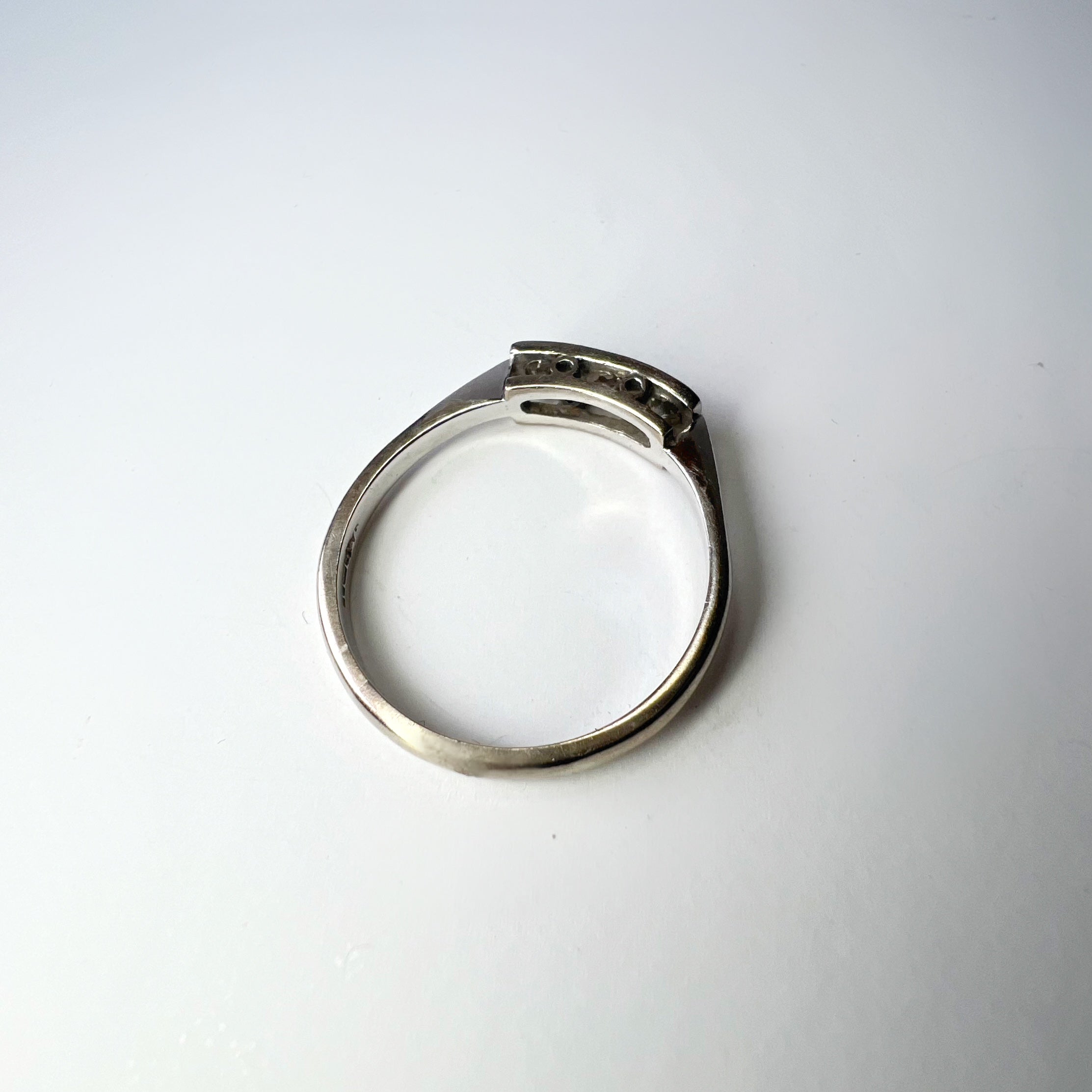 Vintage 3 Stone 0.60ct Diamond Ring